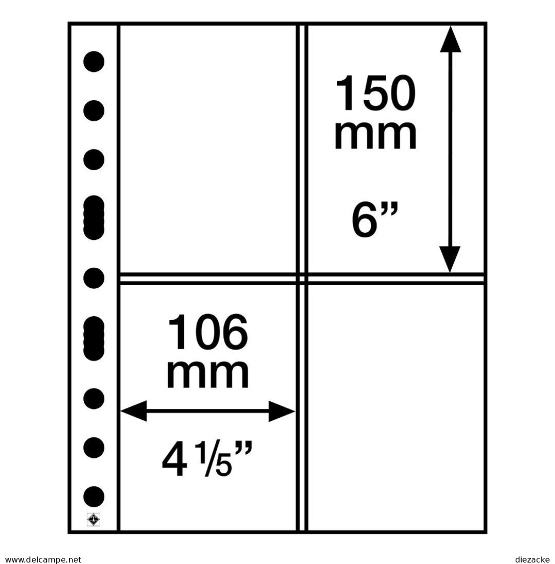 Leuchtturm Hüllen Klar Grande Easy Für Postkarten (A6), 50er Pack 358076 Neuware (VD757 - Autres & Non Classés