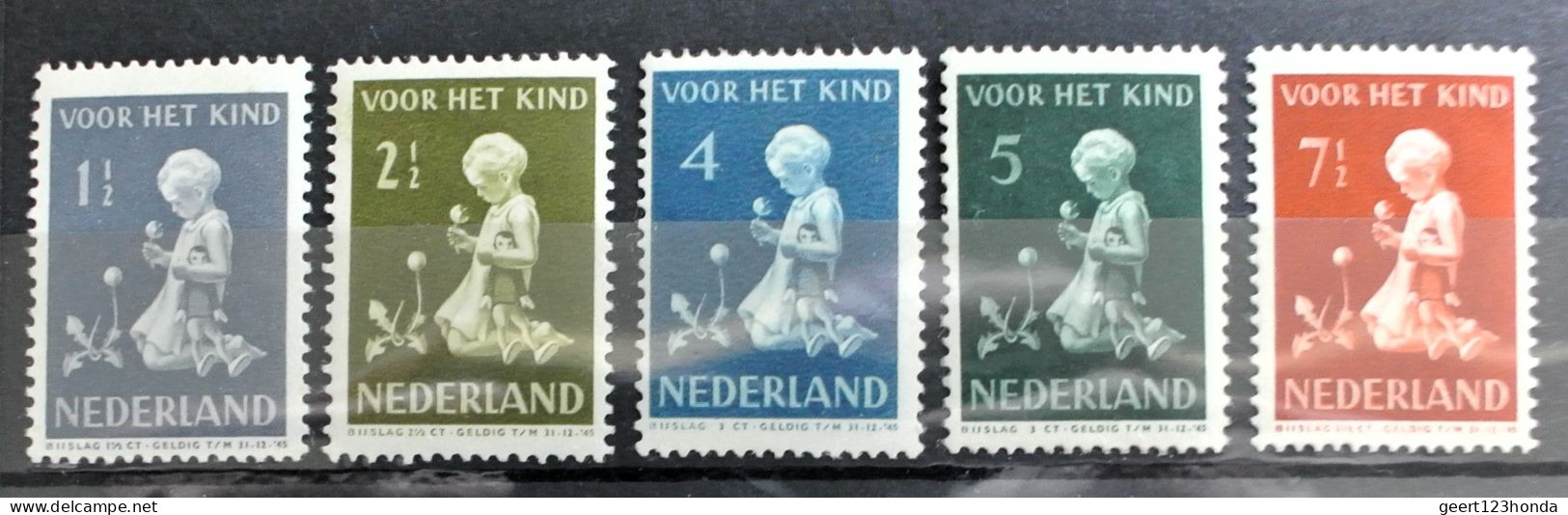 NIEDERLANDE 1940 " KINDERHILFE" Michelnr 375/379 Sehr Schon Postfrisch € 15,00 - Unused Stamps