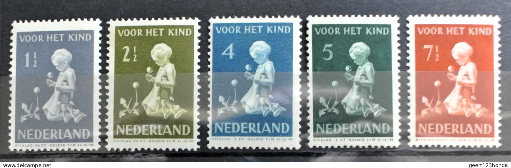 NIEDERLANDE 1940 " KINDERHILFE" Michelnr 375/379 Sehr Schon Postfrisch € 15,00 - Neufs