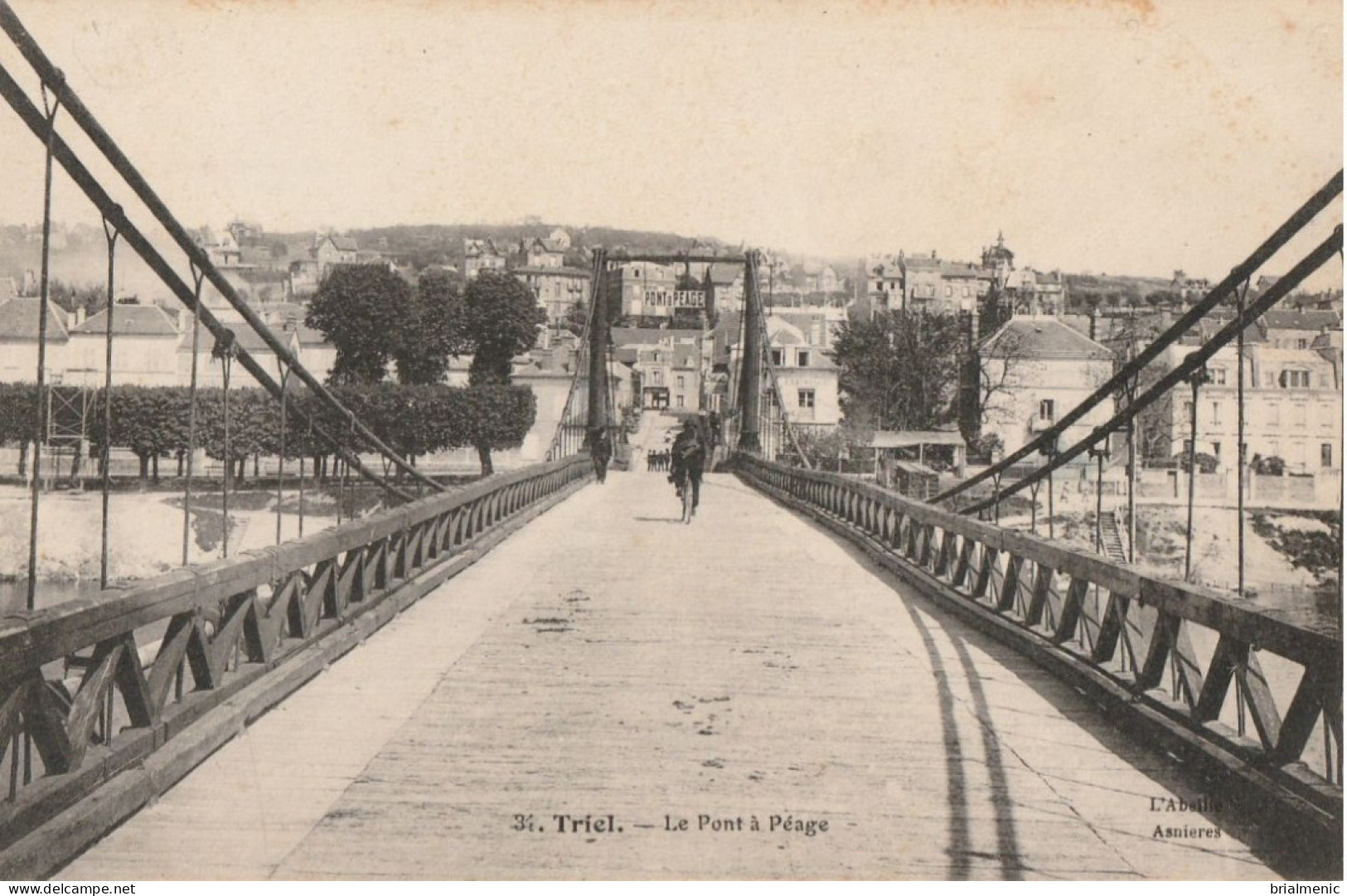 TRIEL  Le Pont à Péage - Triel Sur Seine