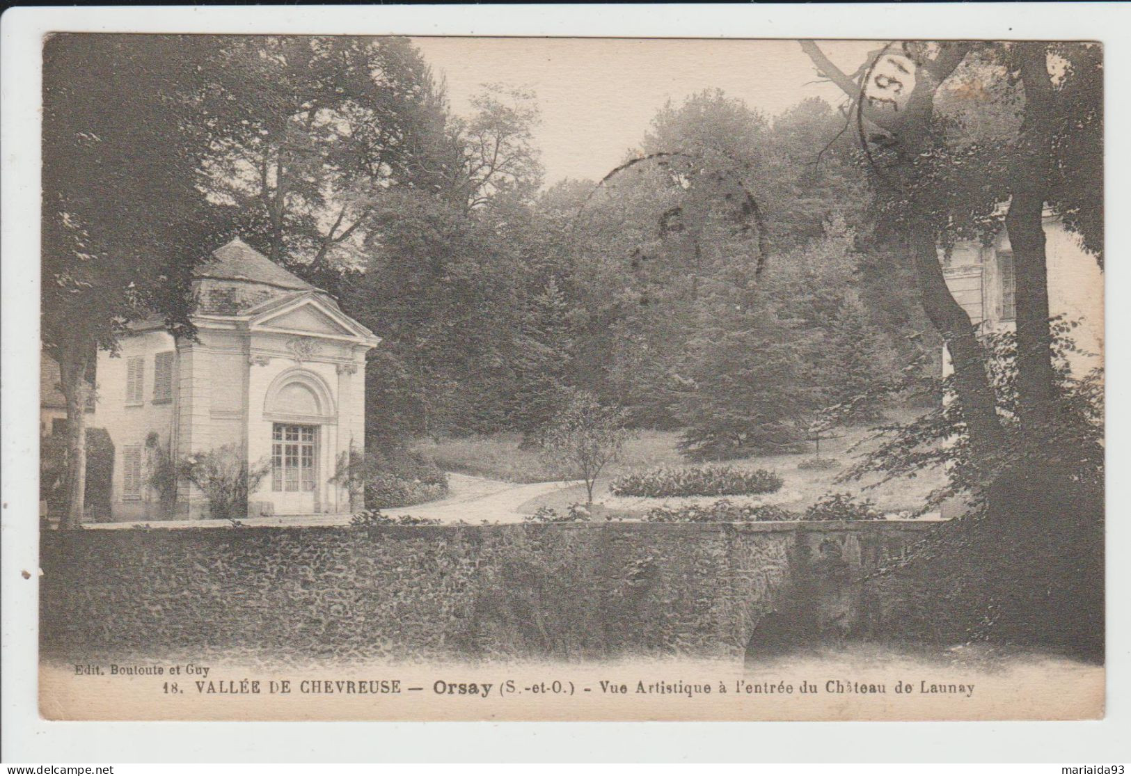 ORSAY - ESSONNE - VUE ARTISTIQUE A L'ENTREE DU CHATEAU DE LAUNAY - Orsay