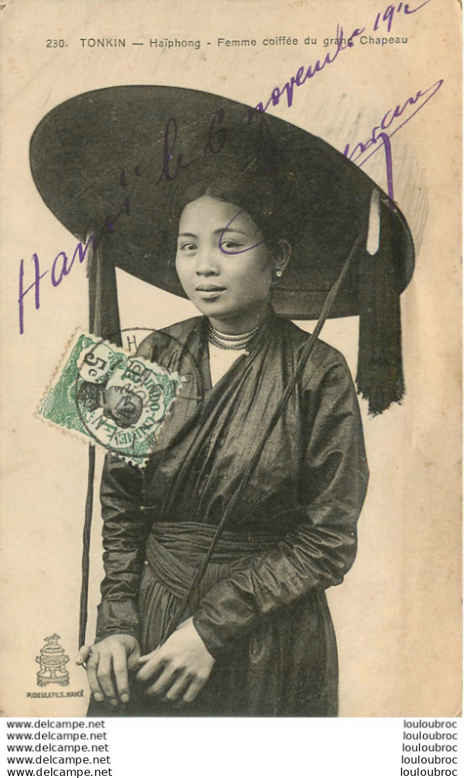 TONKIN HAIPHONG FEMME COIFFEE DU GRAND CHAPEAU - Vietnam