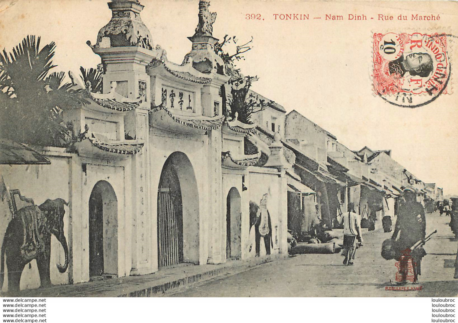 TONKIN NAM DINH RUE DU MARCHE - Viêt-Nam