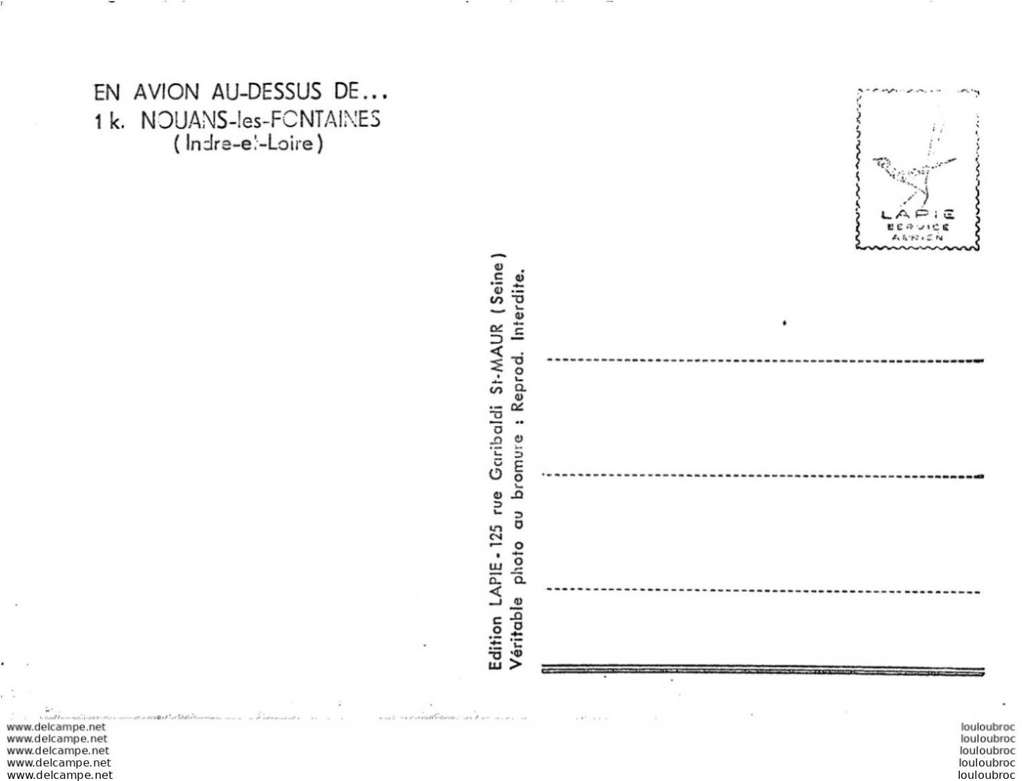 NOUANS LES FONTAINES VUE AERIENNE - Sonstige & Ohne Zuordnung