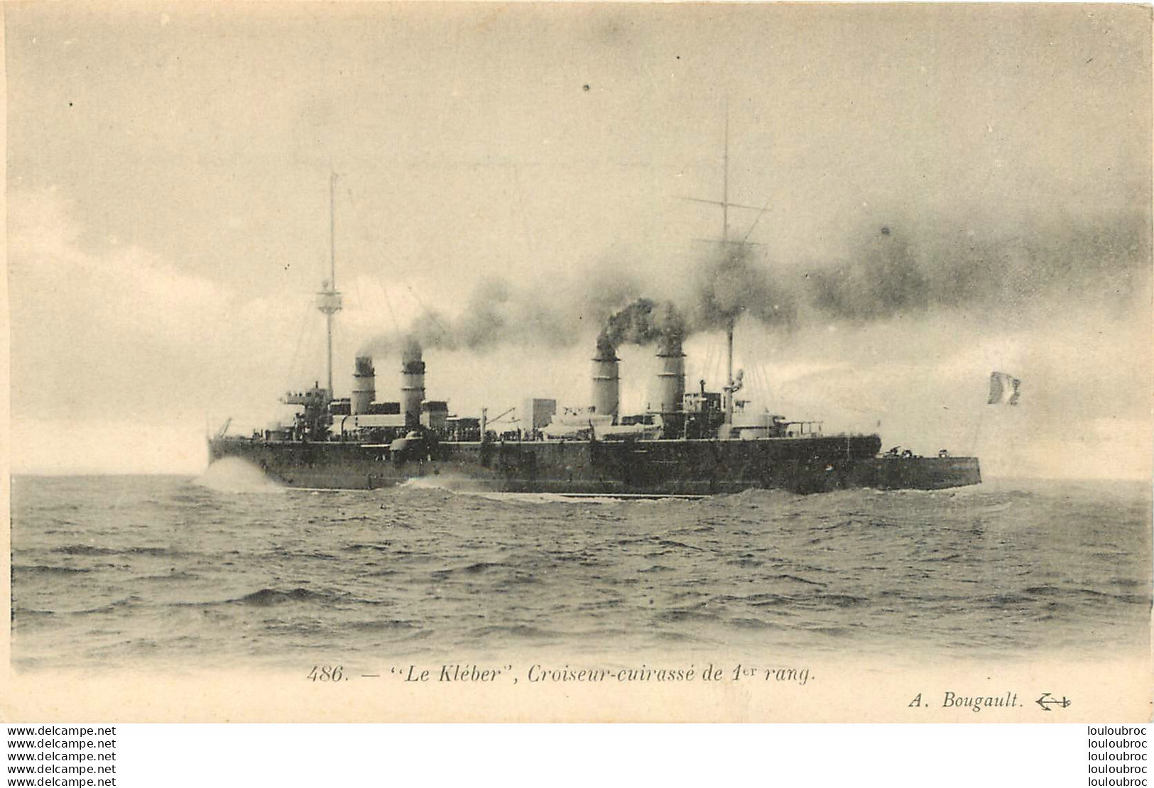 LE KLEBER CROISEUR CUIRASSE - Warships