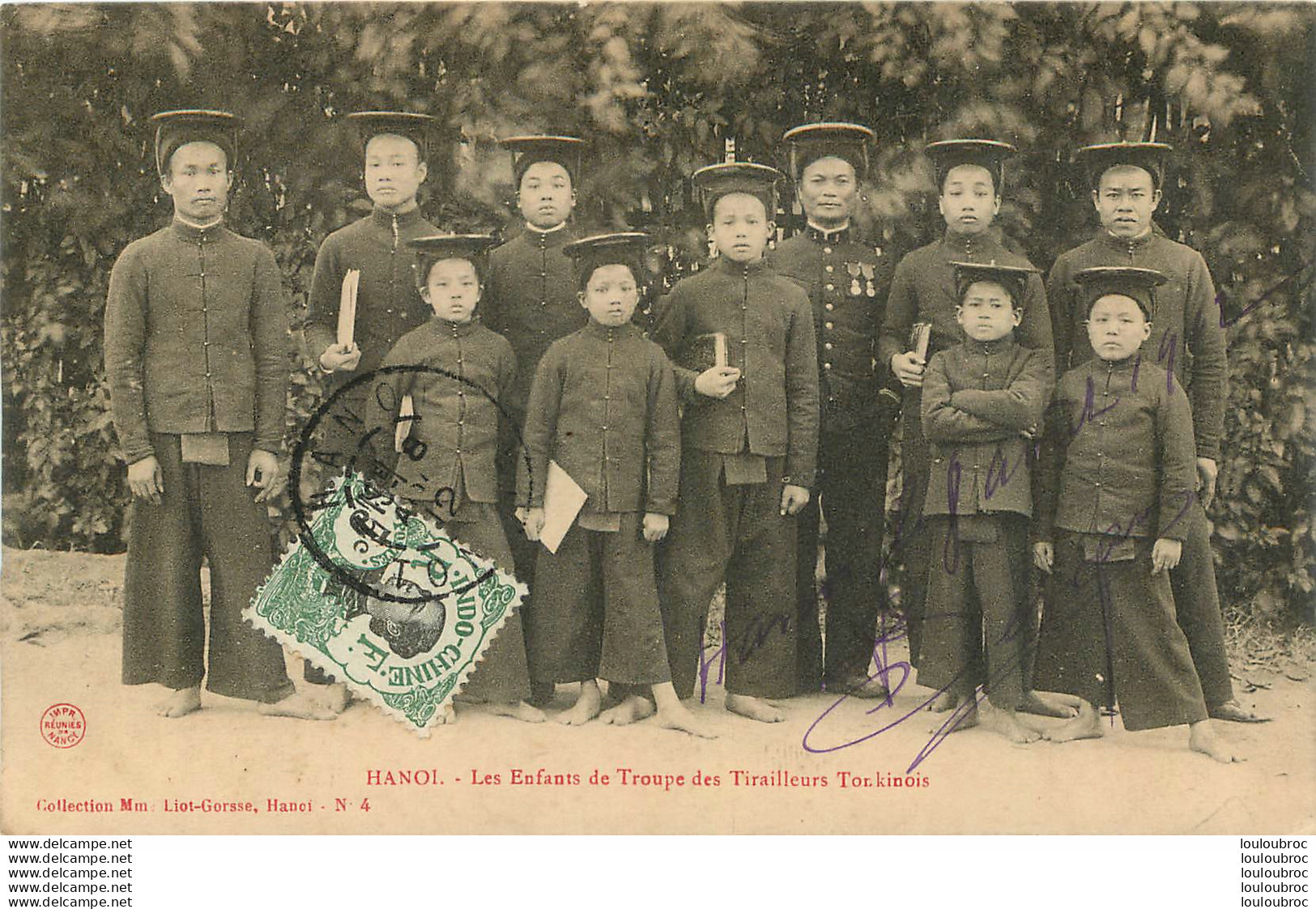 HANOI LES ENFANTS DE TROUPE DES TIRAILLEURS TONKINOIS - Viêt-Nam