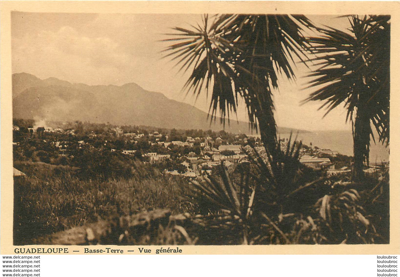 GUADELOUPE BASSE TERRE VUE GENERALE - Basse Terre