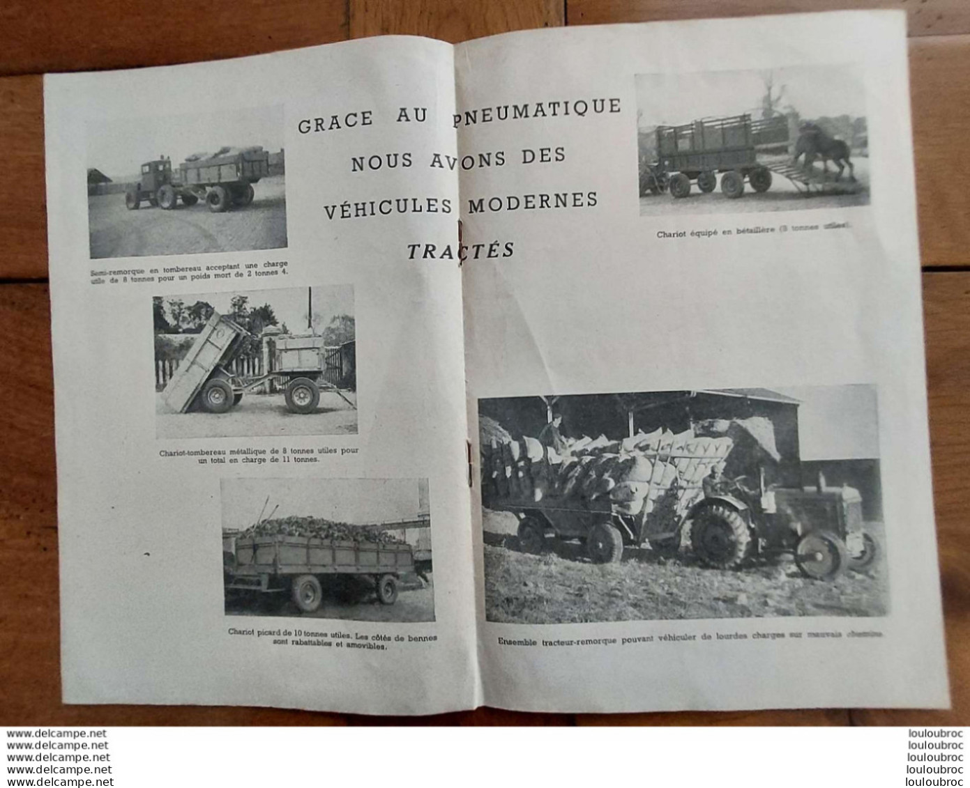 LES PNEUS DUNLOP AGRAIRES 14 PAGES ILLUSTREES - Tracteurs