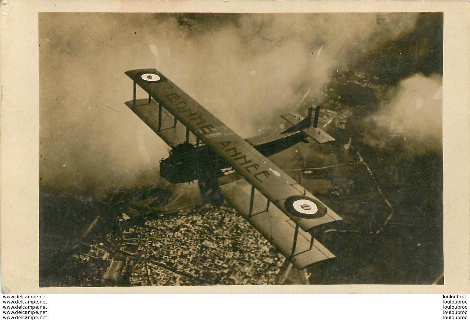 CARTE PHOTO  AVION BONNE ANNEE 1929 - 1919-1938: Fra Le Due Guerre