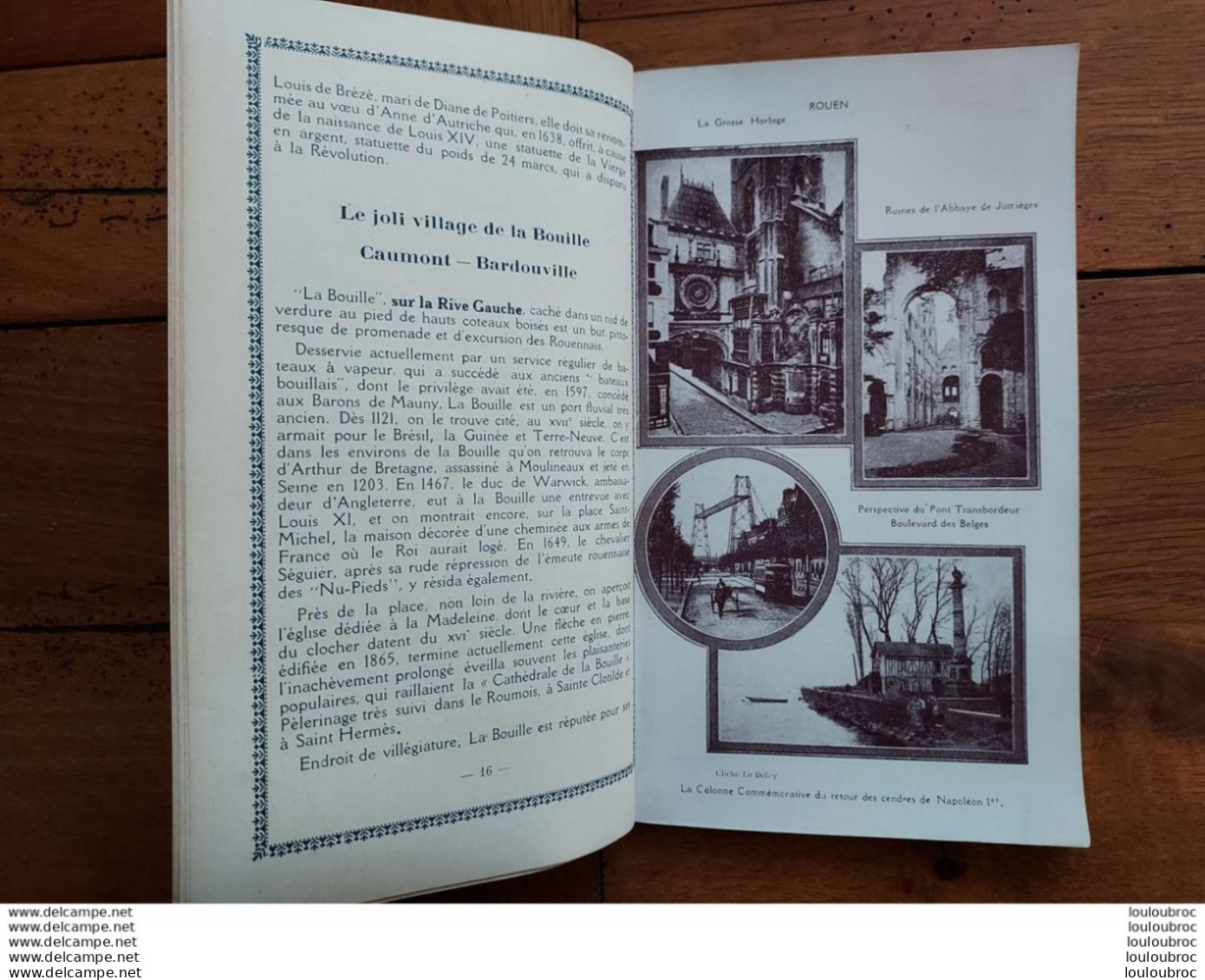 GUIDE  DESCRIPTIF DU VOYAGE ROUEN LE HAVRE EDITE PAR LA CIE ROUENNAISE DE NAVIGATION 50 PAGES - Tourism