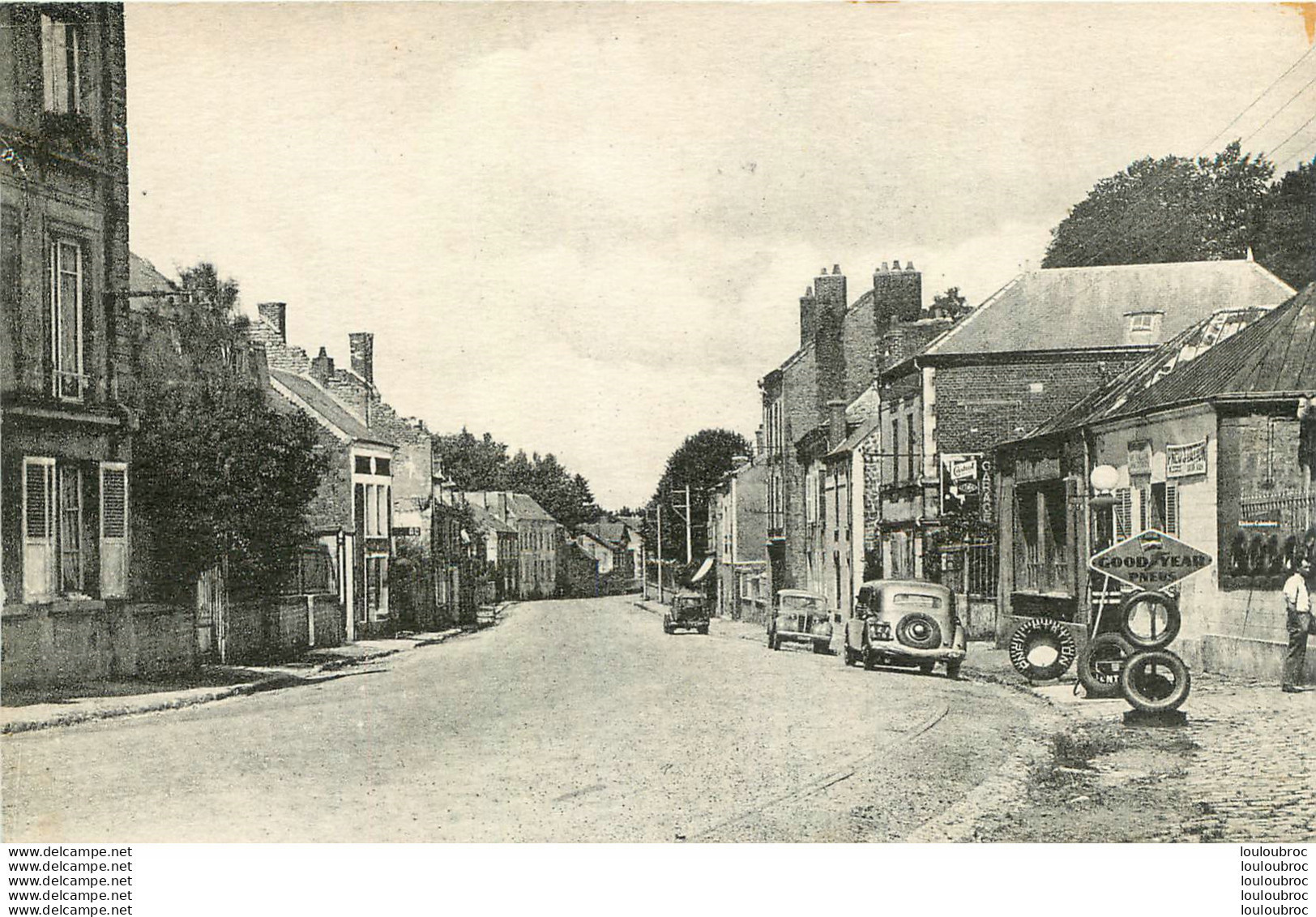 BALAN RUE NATIONALE  GARAGE AUTOMOBILES PNEUS GOOD YEAR ET VIEILLES AUTOS - Autres & Non Classés