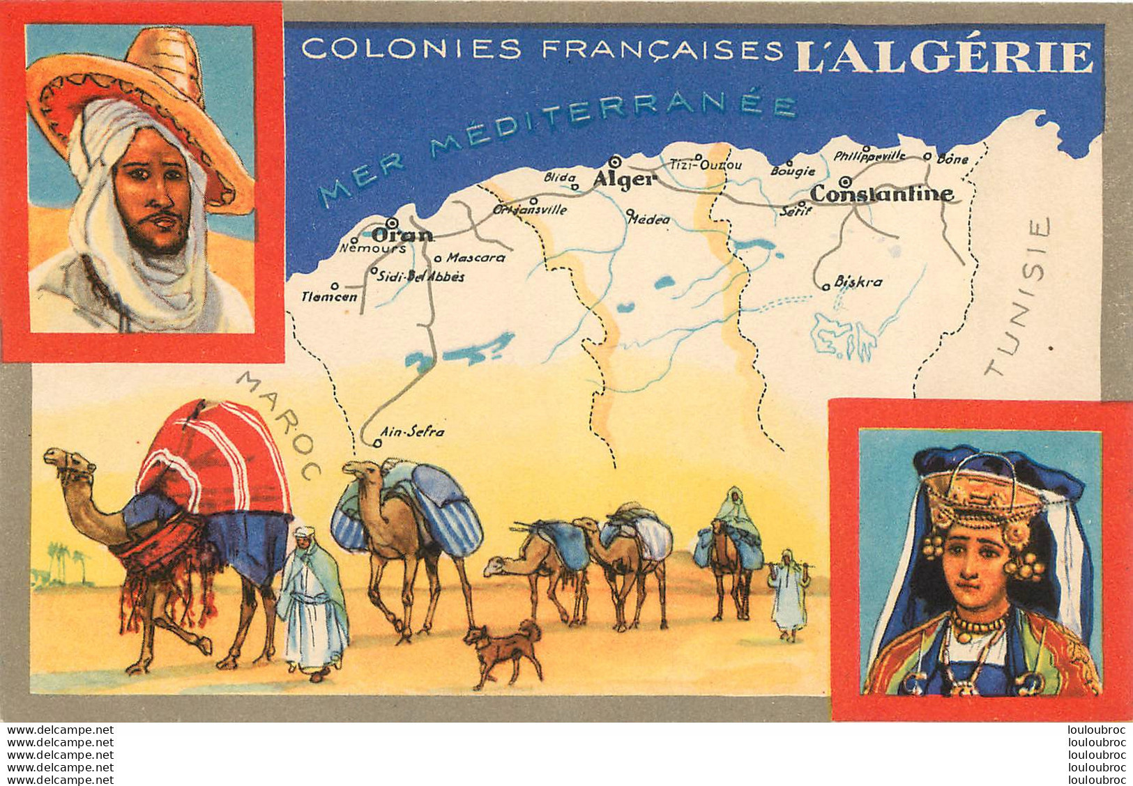 ALGERIE COLONIE FRANCAISE PUBLICITE PRODUITS DU LION NOIR - Andere & Zonder Classificatie