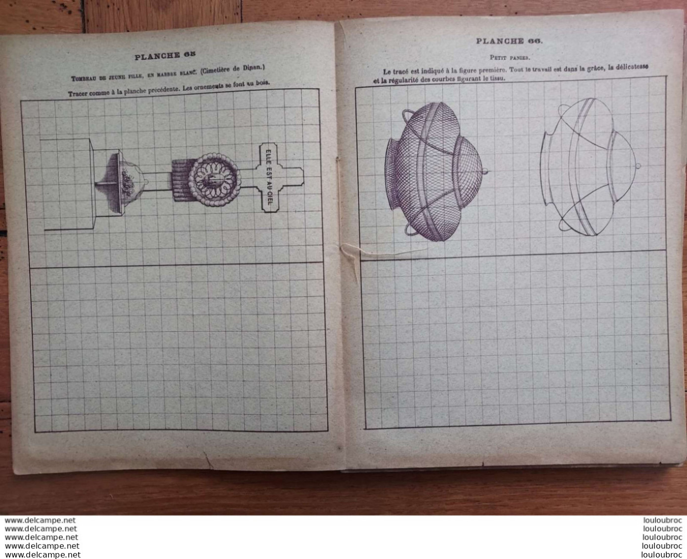 CAHIER L'ECOLIER RURAL PAR DELHOMMEAU 7em CAHIER COURS ELEMENTAIRE DE DESSIN AU BOIS PARFAIT ETAT - Ohne Zuordnung