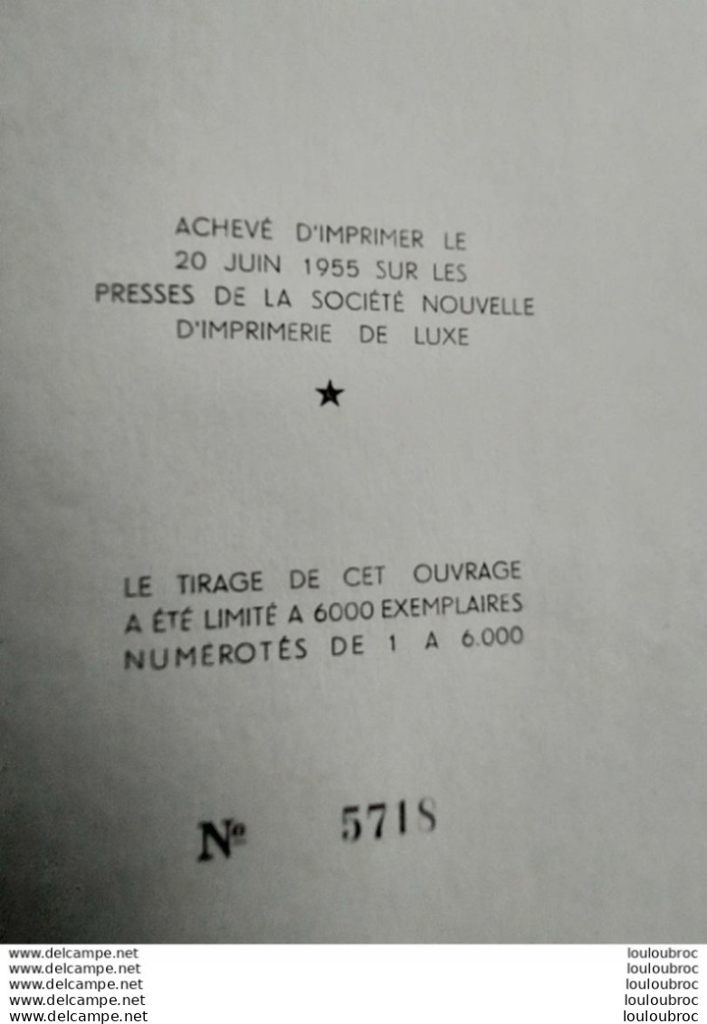 BERNARD ALDEBERT DESSINATEUR JEUX DE L'AUTO 1955 N°5718/6000 LIVRE DE 61 DESSINS SIGNES - Autres & Non Classés