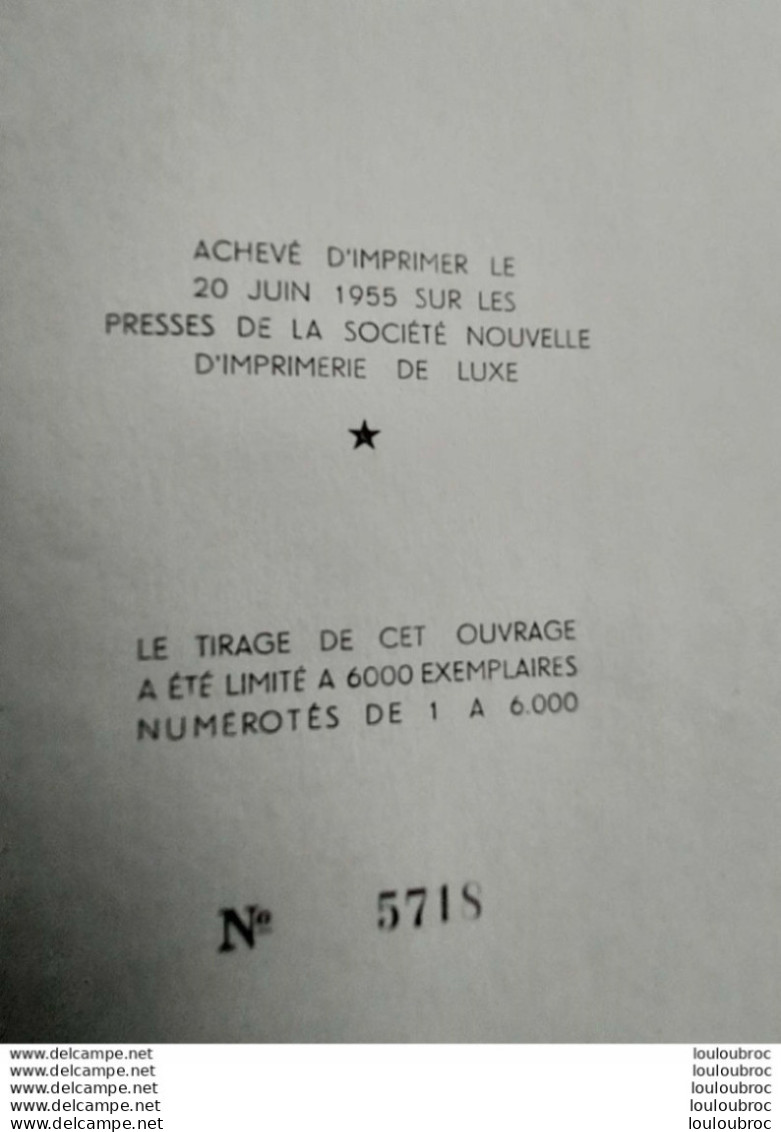 BERNARD ALDEBERT DESSINATEUR JEUX DE L'AUTO 1955 N°5718/6000 LIVRE DE 61 DESSINS SIGNES - Andere & Zonder Classificatie