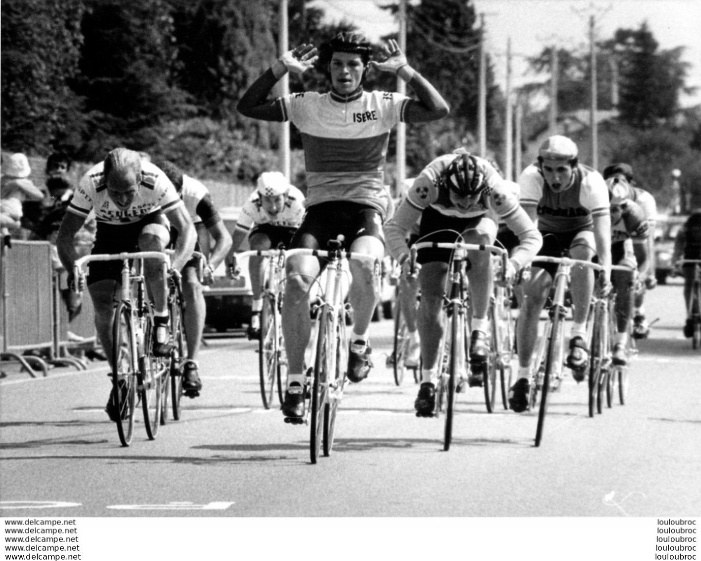 COURSE CYCLISTE  PHOTO  ORIGINALE 24 X 18 CM - Sport
