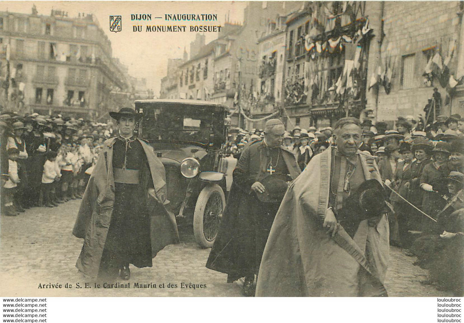 DIJON INAUGURATION DU MONUMENT BOSSUET - Dijon