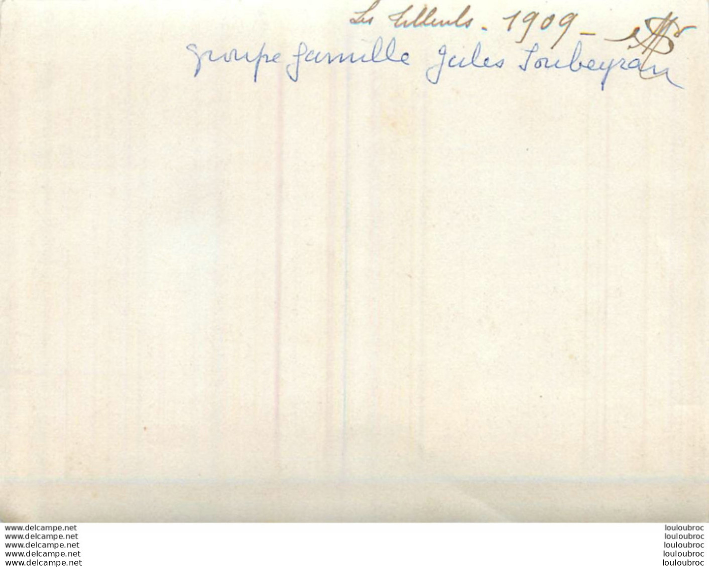 DIEULEFIT LES TILLEULS FAMILLE SOUBEYRAN OVIDE GROUPE 1909  PHOTO ORIGINALE 10.50 X 8 CM - Dieulefit