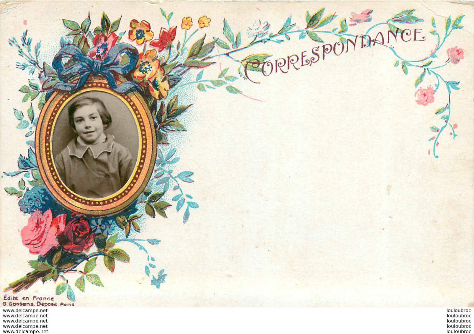 CARTE PHOTO MONTAGE AVEC MEDAILLON CORRESPONDANCE - Met Mechanische Systemen