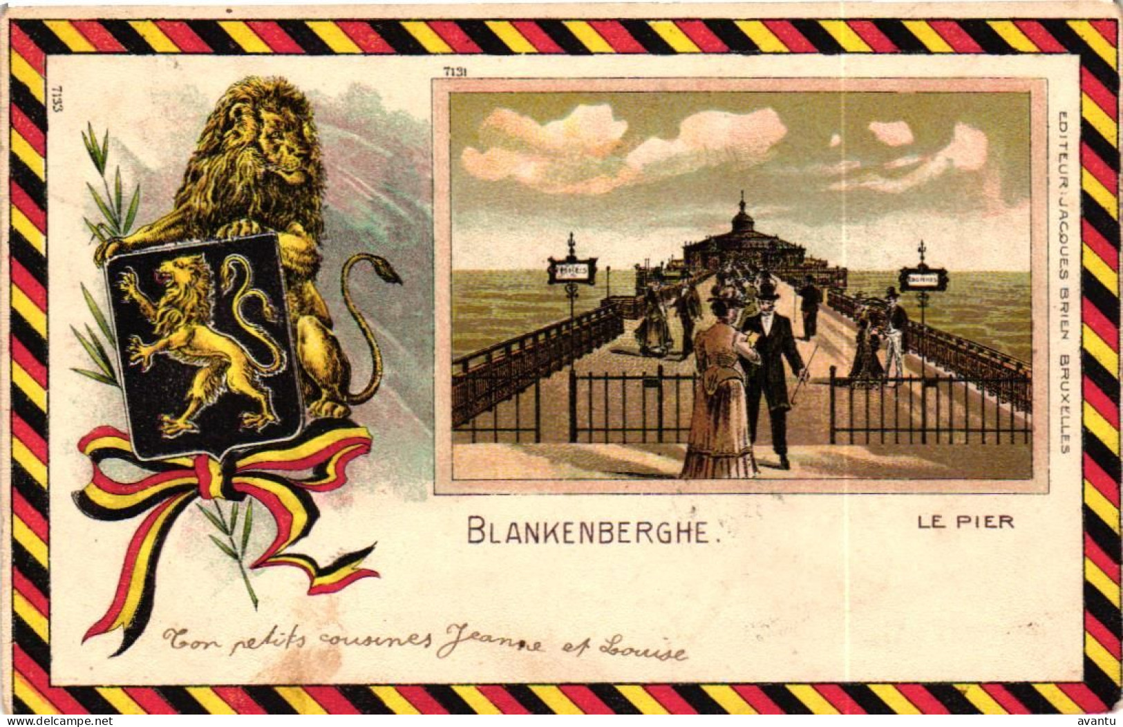 BLANKENBERGE / DE PIER  1907 - Blankenberge
