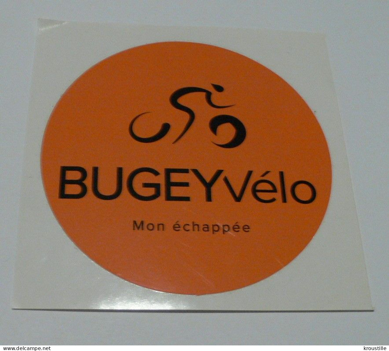 AUTOCOLLANT BUGEY VELO - MON ECHAPPEE - THEME CYCLISME - Stickers
