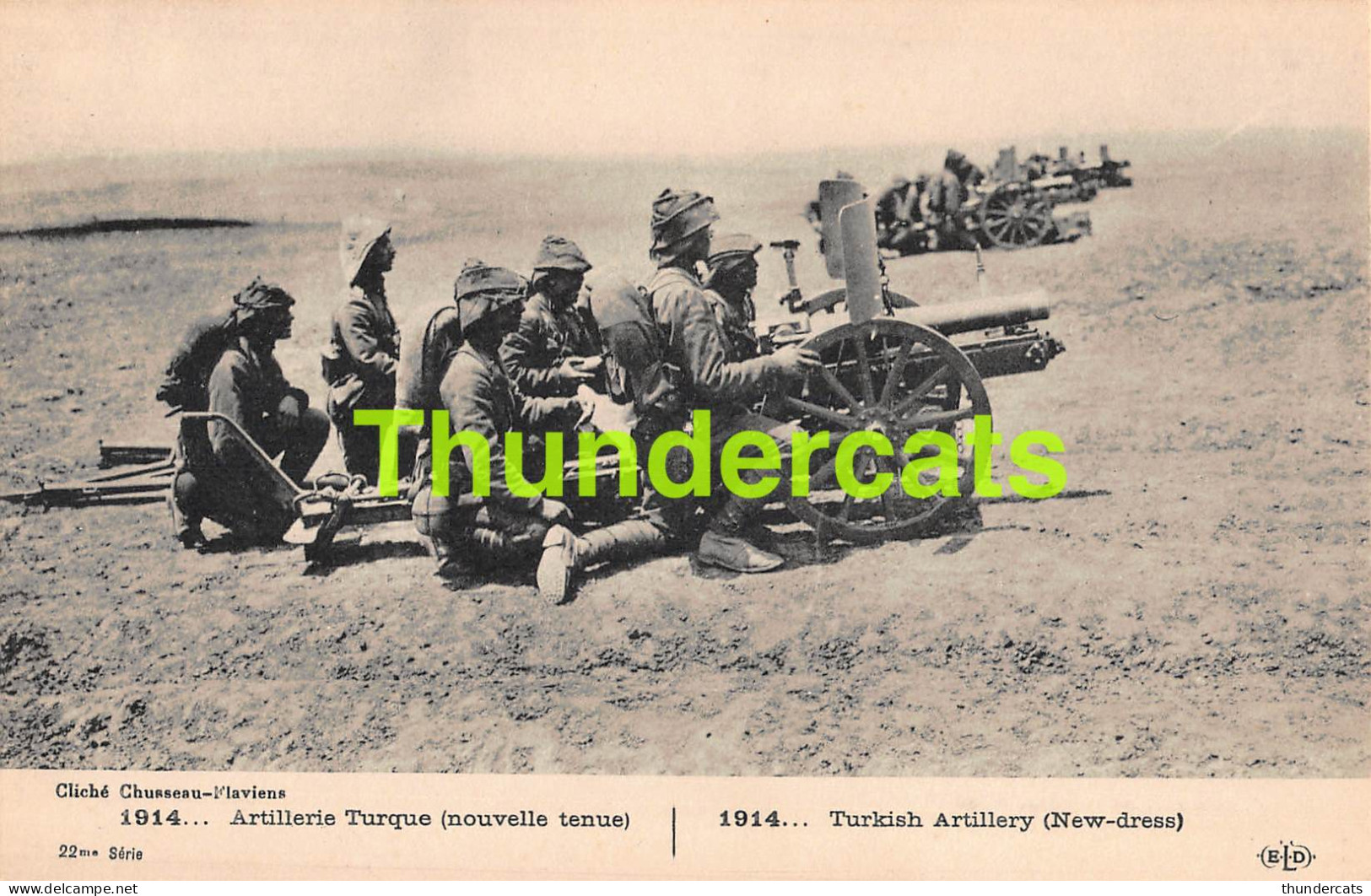 CPA 1914 ARTILLERIE TURQUE TURKISH ARTILLERY TURKEY TURQUIE  - Weltkrieg 1914-18