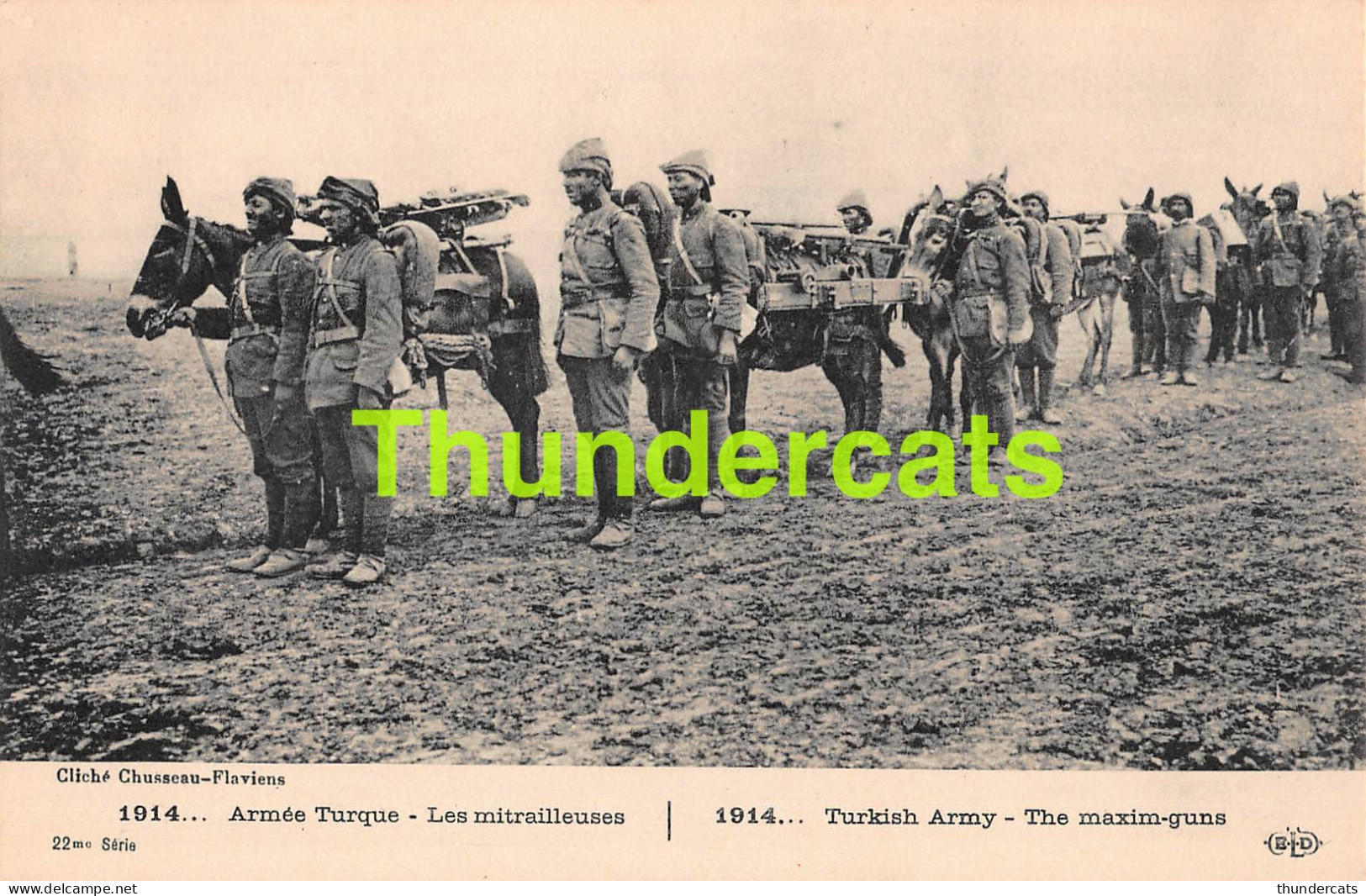 CPA 1914 ARMEE TURQUE LES MITRAILLEUSES TURKISH ARMY THE MAXIMUM GUNS TURKEY TURQUIE  - Weltkrieg 1914-18