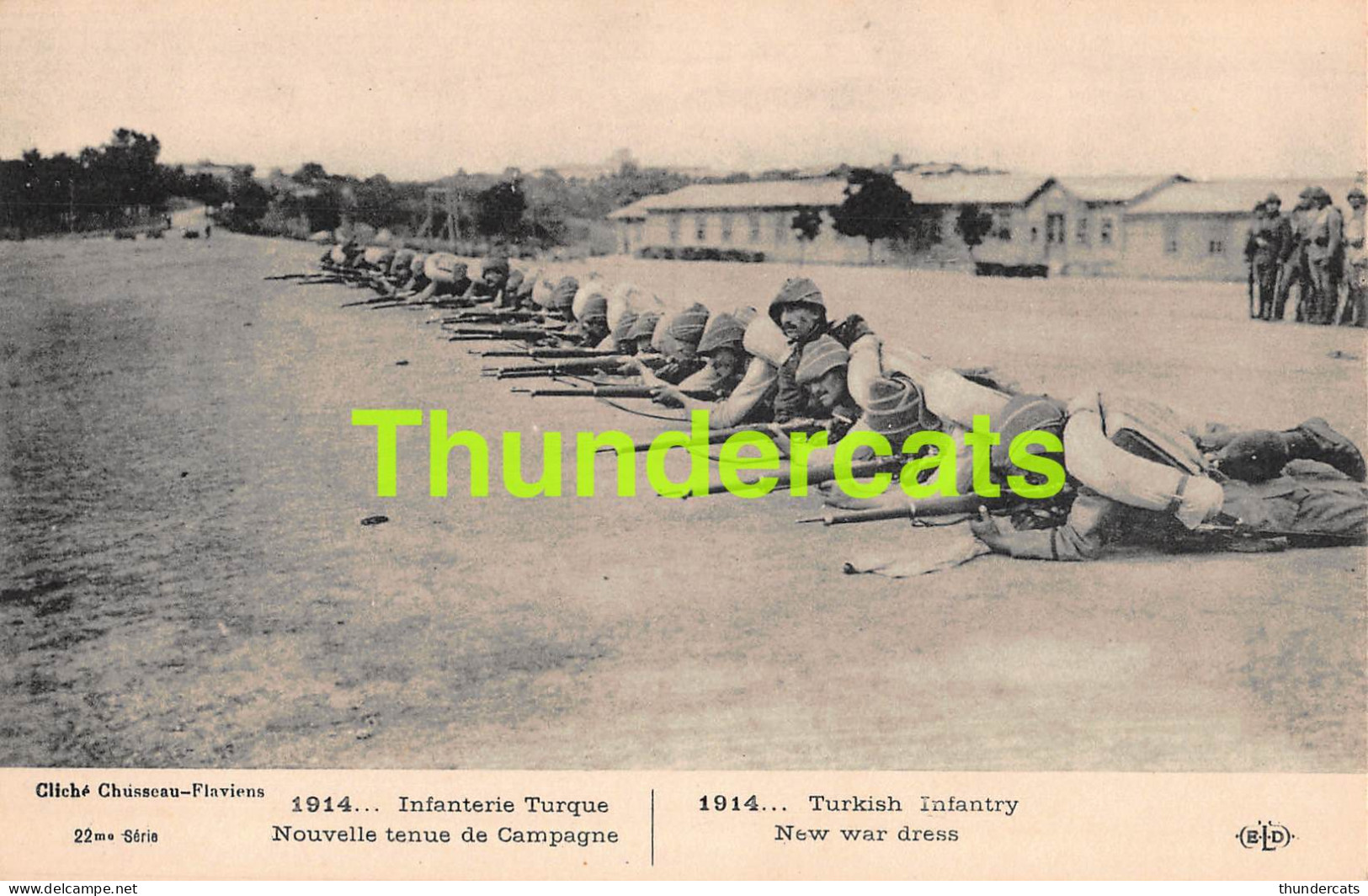 CPA 1914 INFANTERIE TURQUE TURKISH INFANTRY TURKEY TURQUIE  - Weltkrieg 1914-18