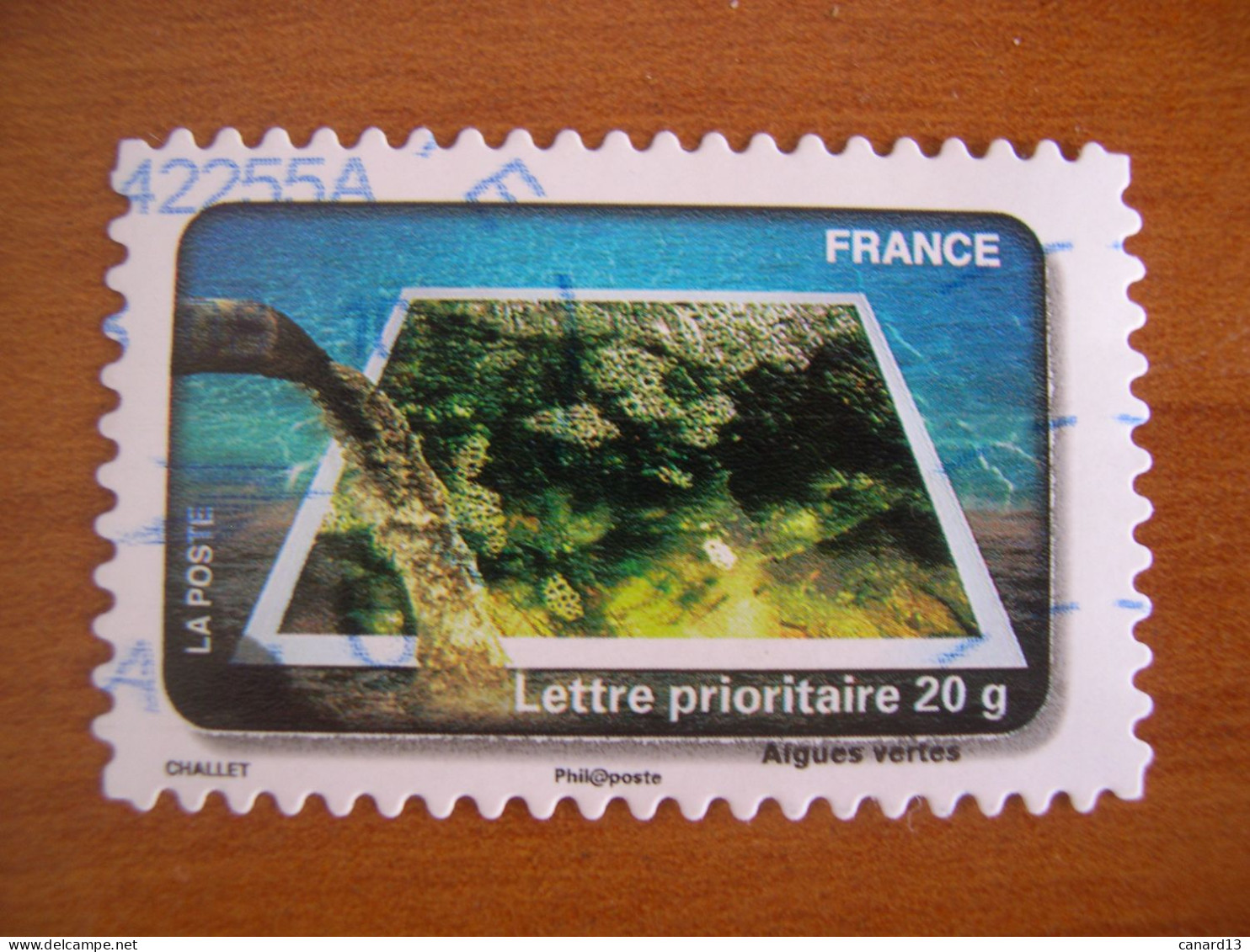 France Obl   N° 411 Cachet Rond Bleu - Used Stamps