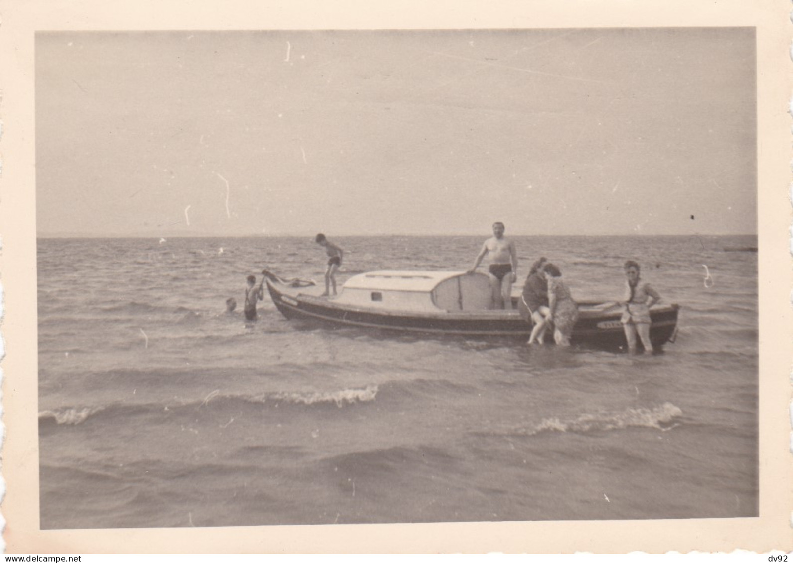GIRONDE ARCACHON POINTU AVEC FAMILLE CIRCA 1930 - Boats
