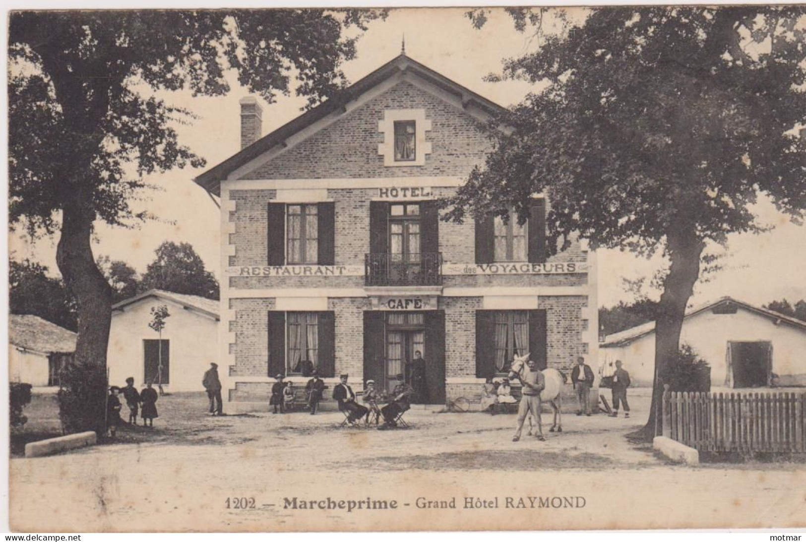 Marcheprime, Grand Hôtel RAYMOND -café Restaurant Des Voyageurs - Other & Unclassified