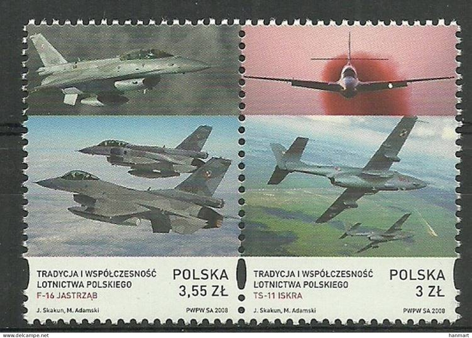 Poland 2008 Mi 4353-4354 Fi 4203-4204 MNH  (ZE4 PLDpar4353-4354) - Andere & Zonder Classificatie