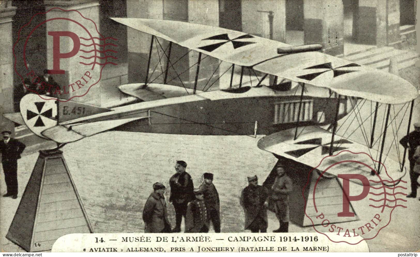 Musée De L'Armée (Campagne 1914-1915 "AVIATIK" Allemand Pris à JONCHÉRY. AVIATION. AVIACION . MILITAR. MILITAIRE. - Weltkrieg 1914-18