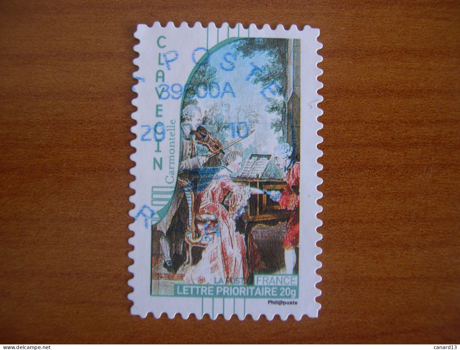 France Obl   N° 398 Cachet Rond Bleu - Gebraucht