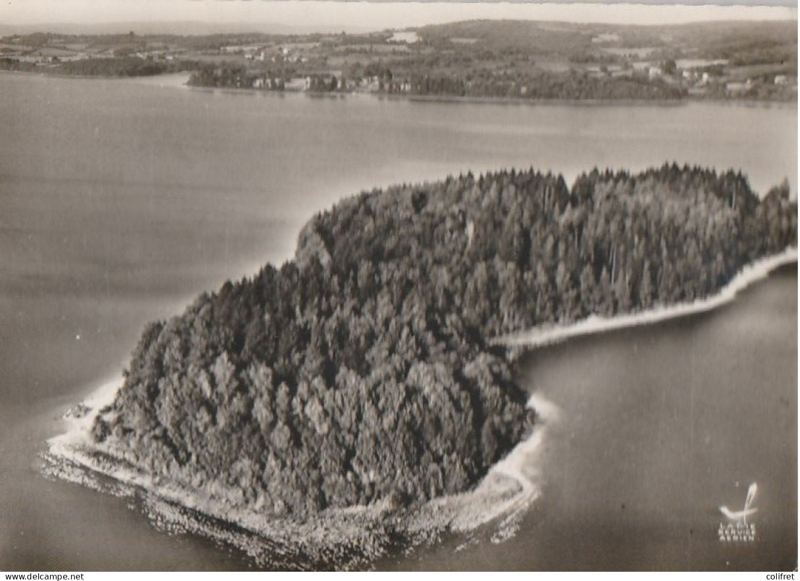 58 - Lac-des-Settons  -  La Grande Ile  -  Vue Aérienne - Autres & Non Classés