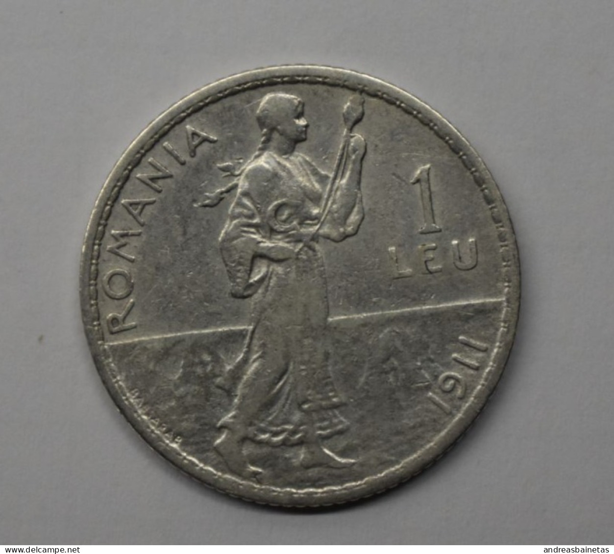 Coins Romania 1 Leu (1911) In Silver 0,835 - Romania
