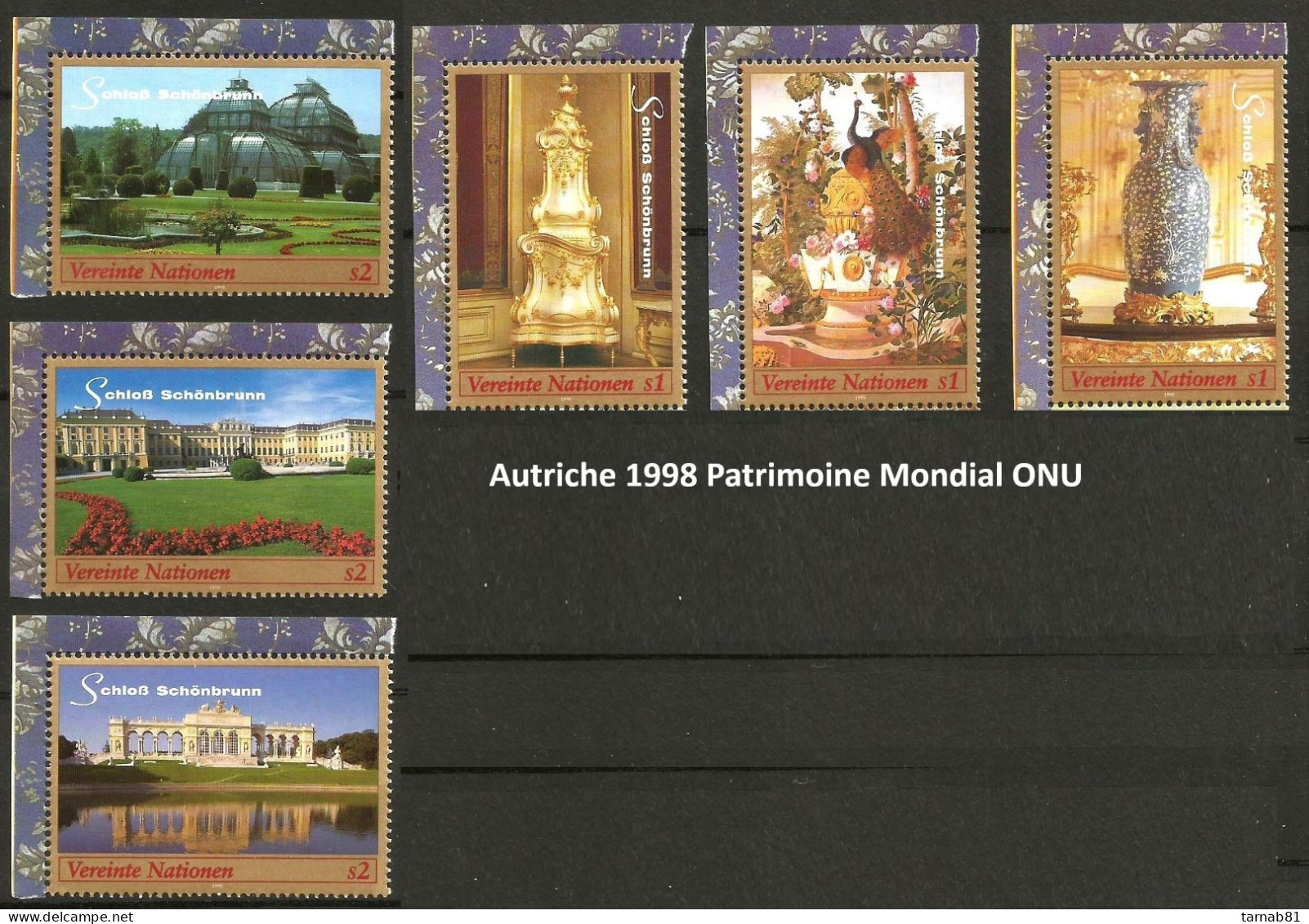 ONU Nations Unies Complet Vienne **  1997 à 2007 2009 2011 à 2019  2020 2021 2022 2023 Patrimoine Mondial - Nuovi