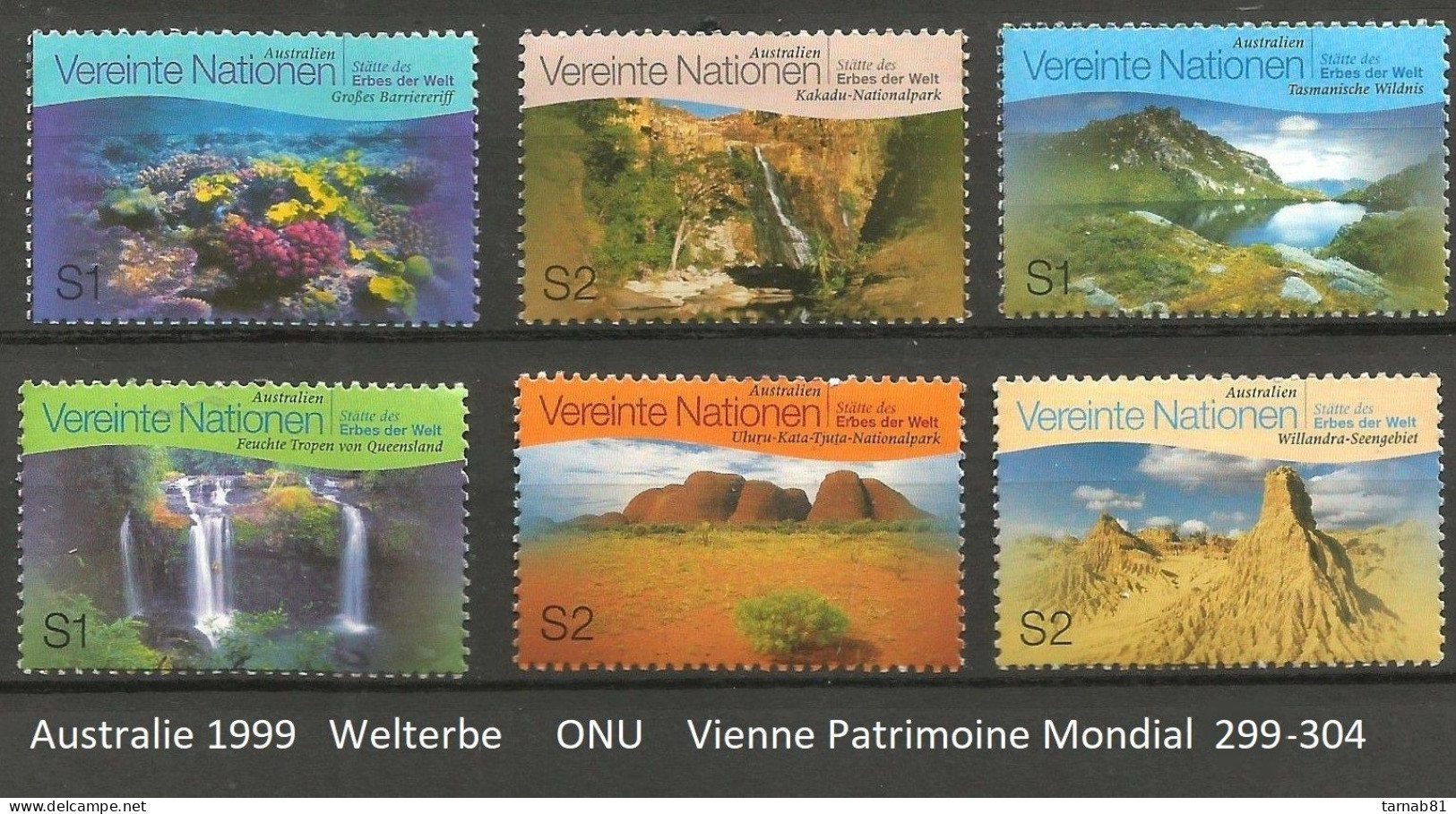 ONU Nations Unies Complet Vienne **  1997 à 2007 2009 2011 à 2019  2020 2021 2022 2023 Patrimoine Mondial - Unused Stamps