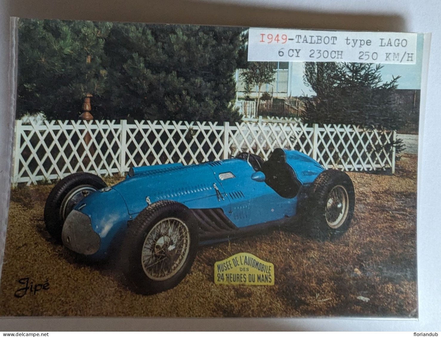 CP -  Talbot Lago Musée De L'automobile 24 Heures Du Mans - Le Mans