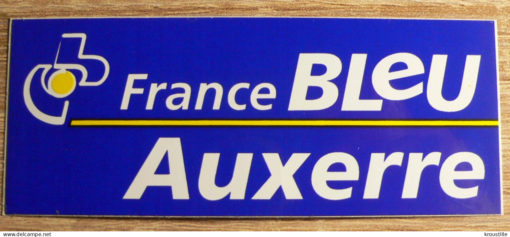 AUTOCOLLANT RADIO : FRANCE BLEU AUXERRE - Autocollants