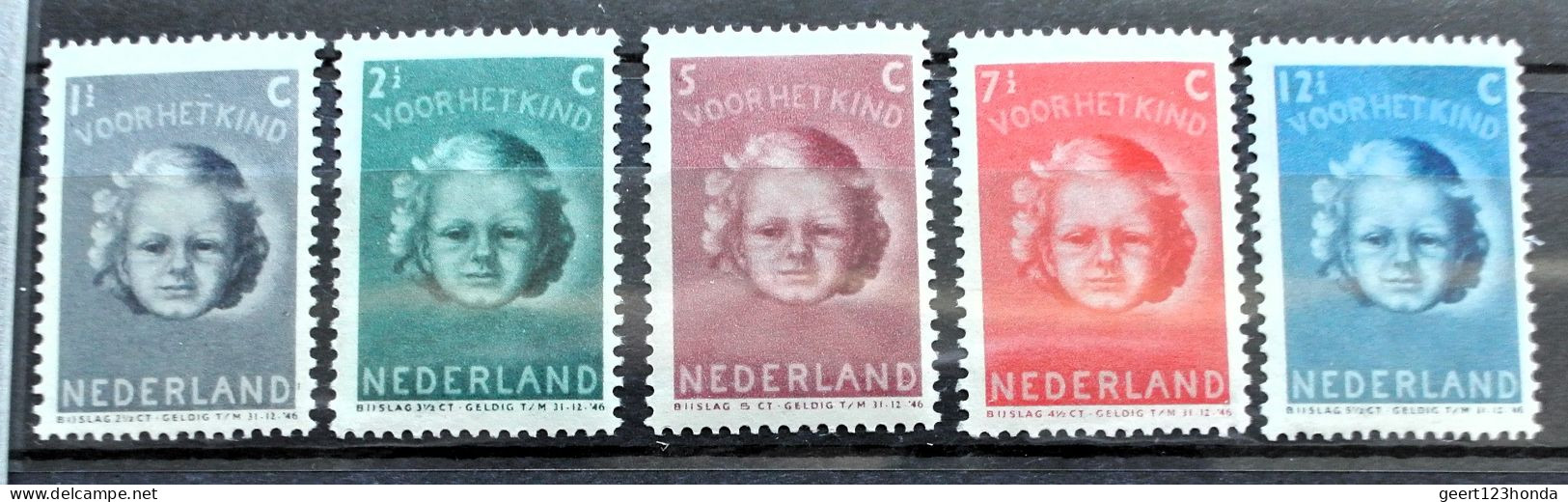 NIEDERLANDE 1945/46 " 3 SATZE" Michelnr 444/448-457/467 Sehr Schon Postfrisch € 9,00 - Unused Stamps