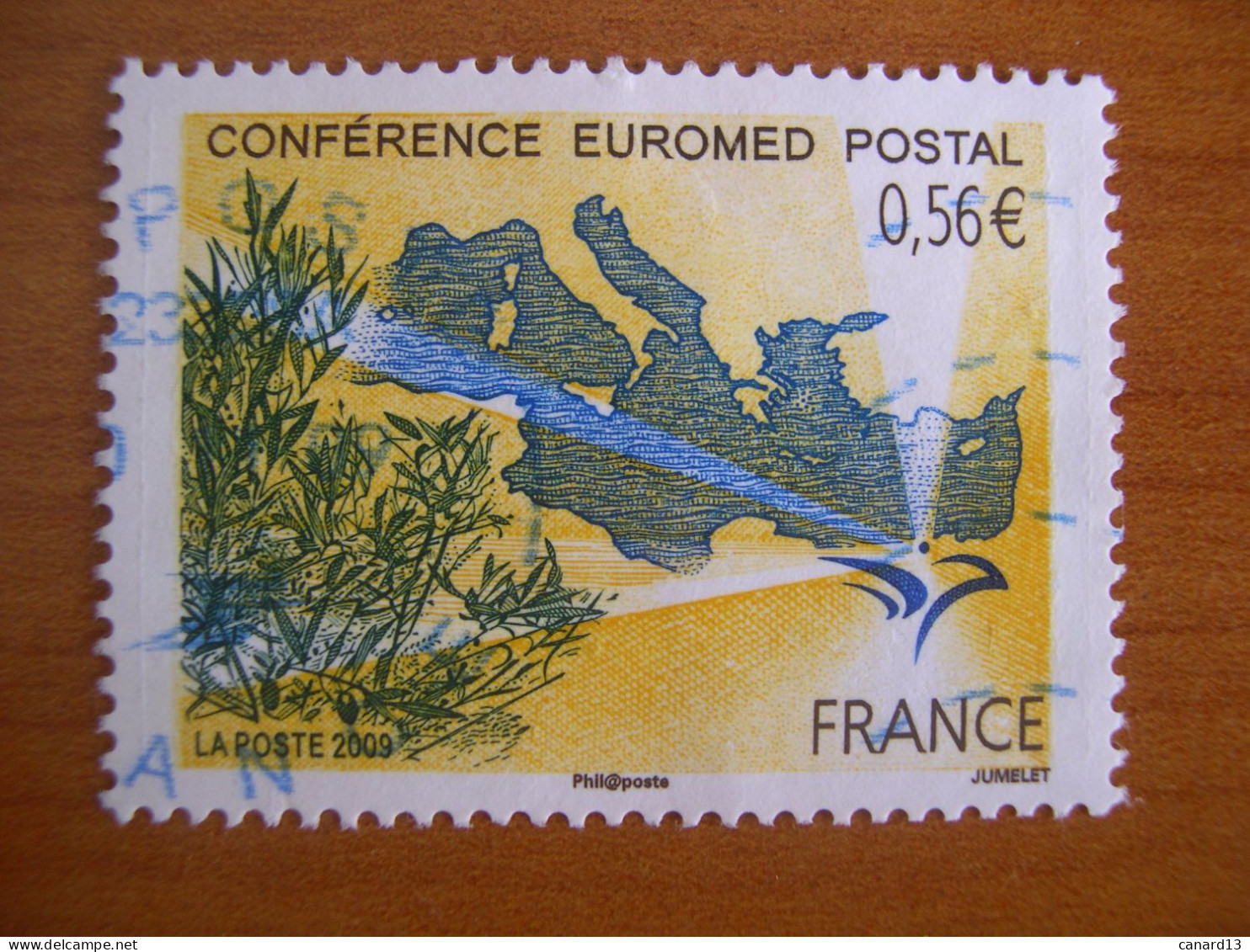 France Obl   N° 4422 Cachet Rond Bleu - Oblitérés