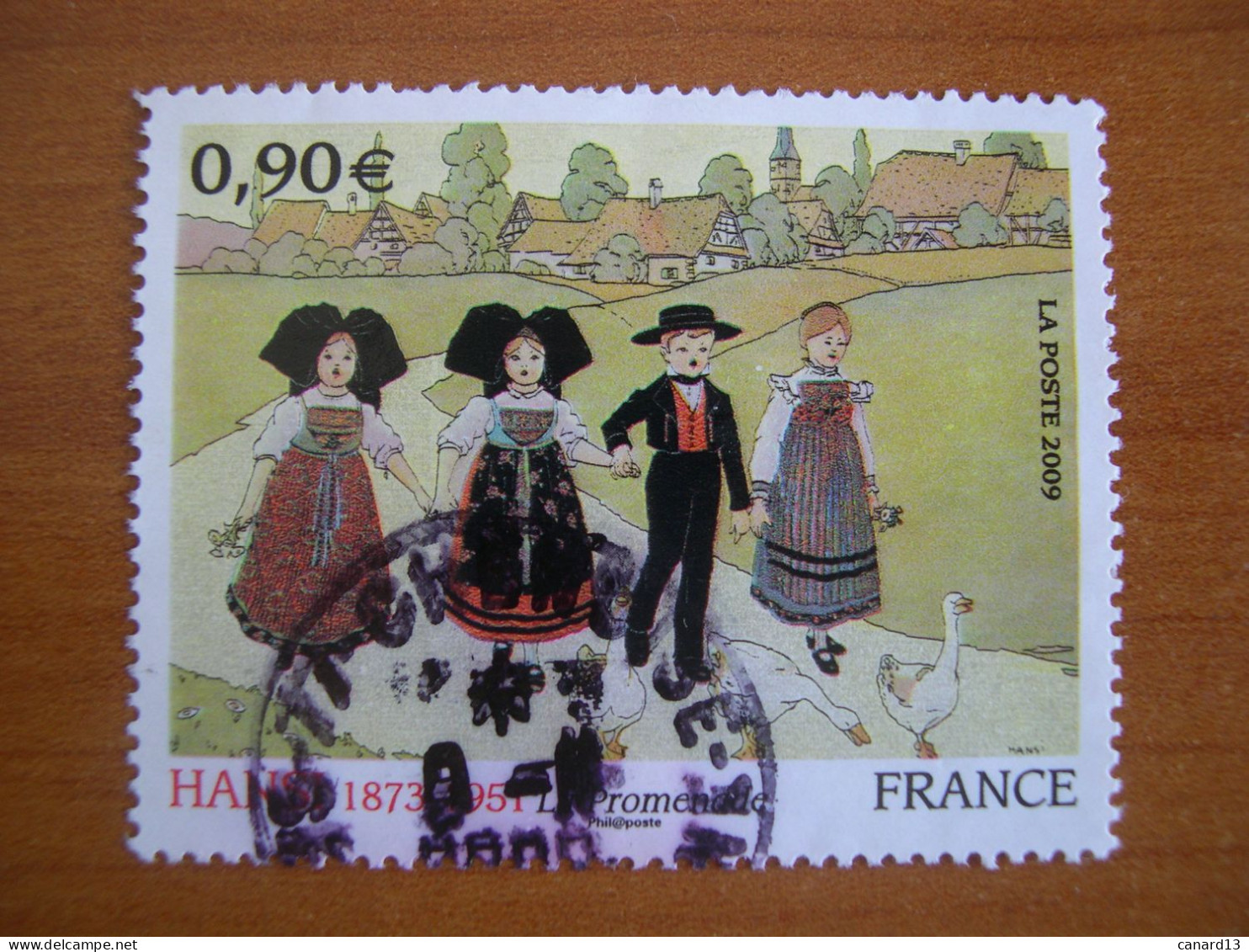 France Obl   N° 4400 Cachet Rond Noir - Oblitérés