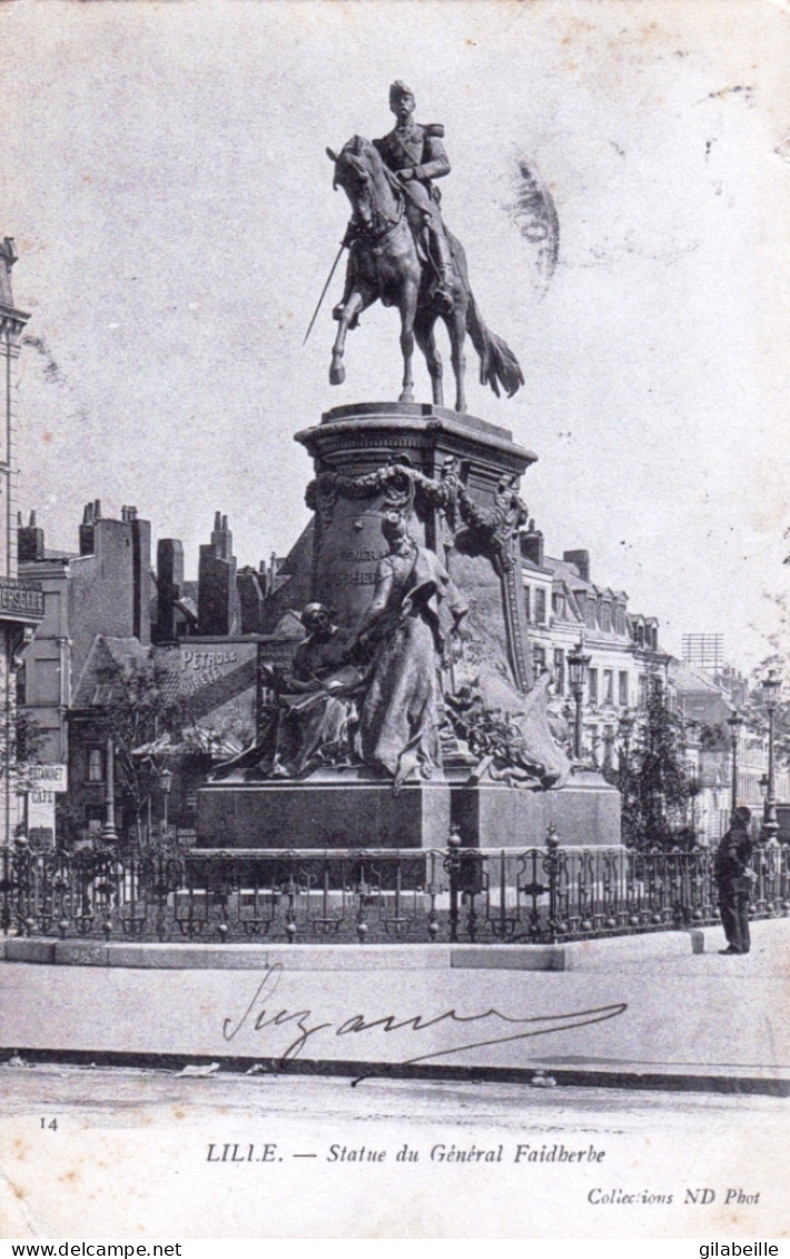 59 - LILLE - Statue Du General Faidherbe - Lille