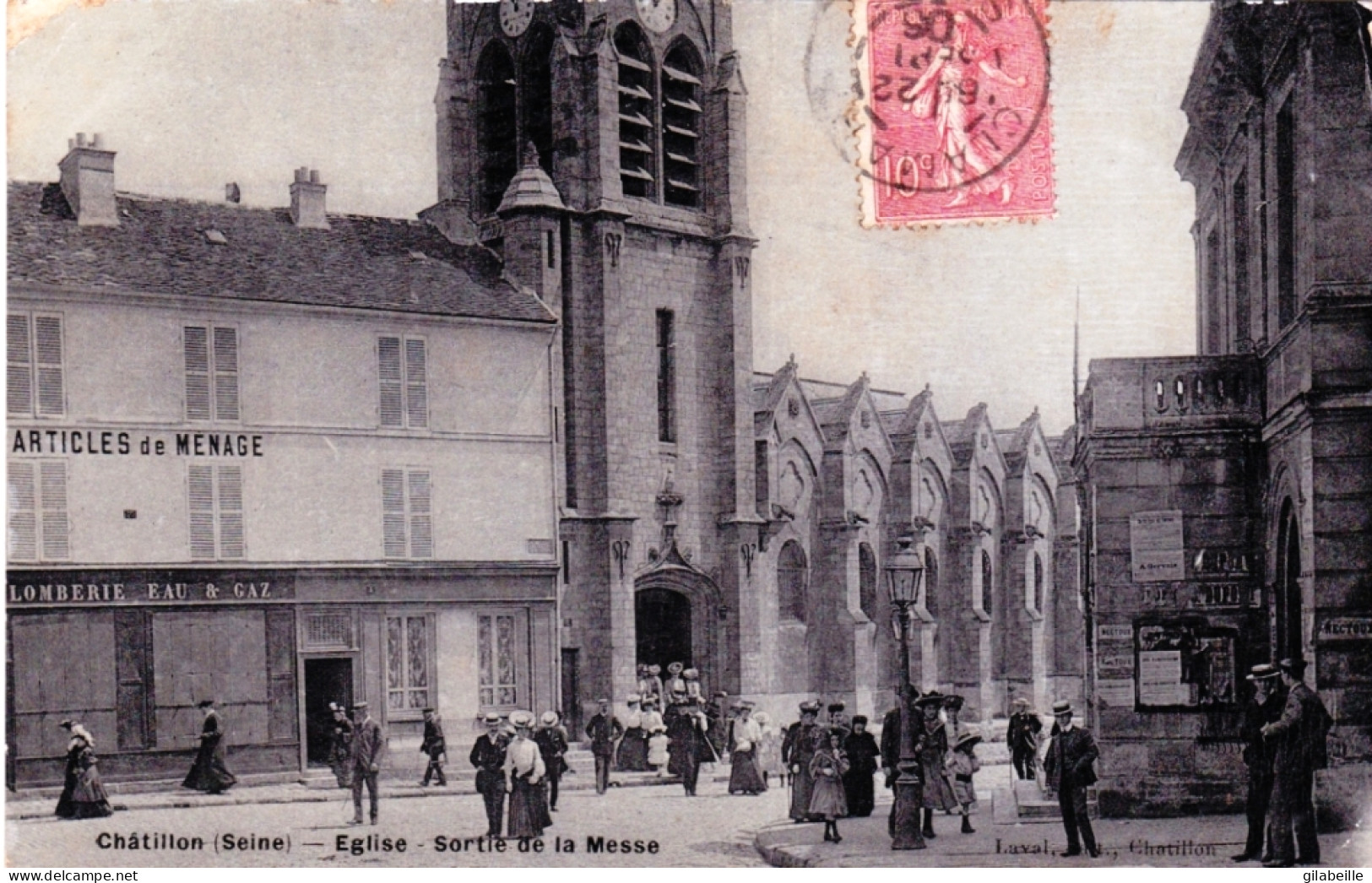 92 - Hauts De Seine - CHATILLON - église - Sortie De La Messe - Other & Unclassified