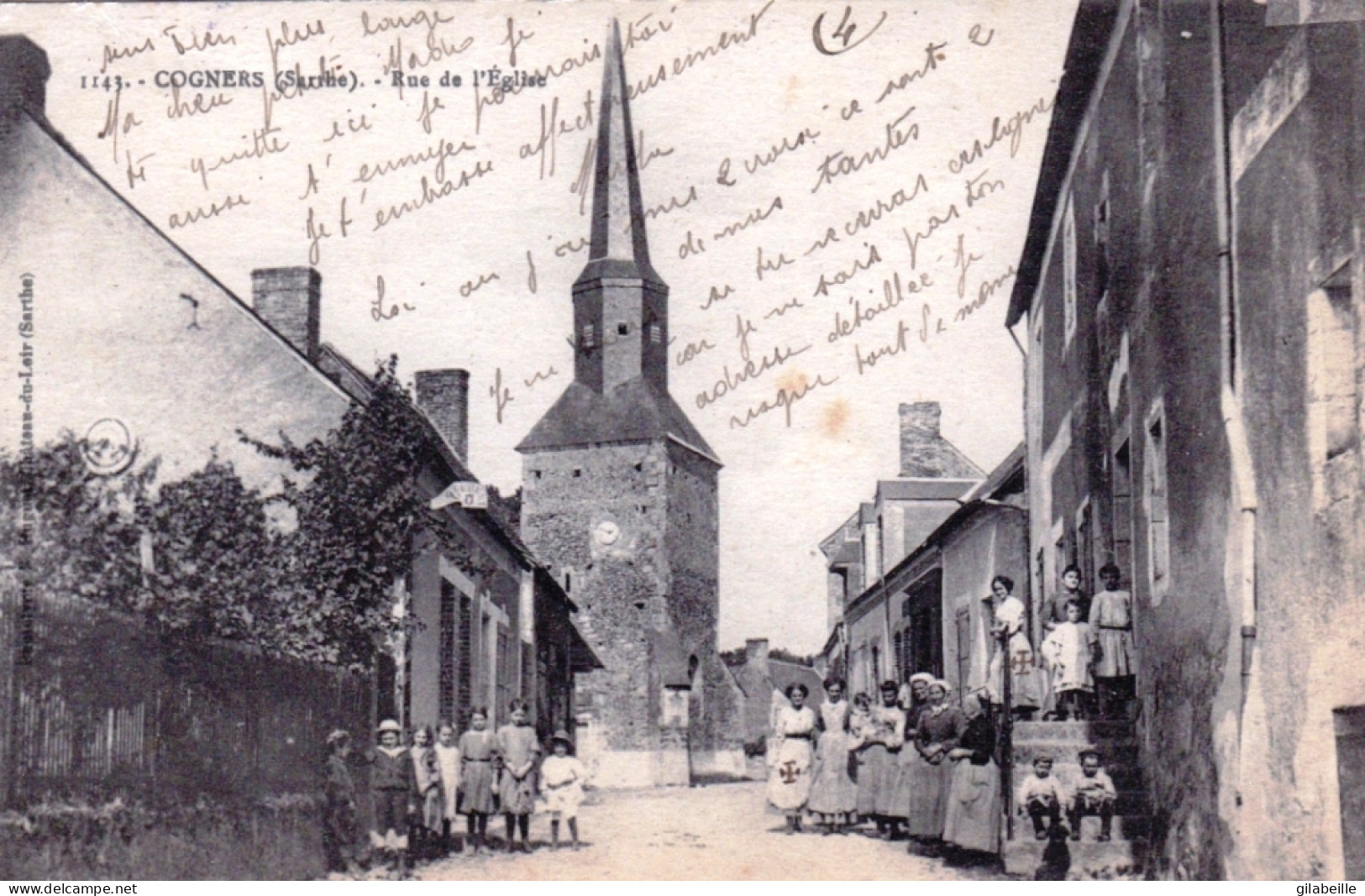 72 - Sarthe - COGNERS - Rue De L'église - Sonstige & Ohne Zuordnung