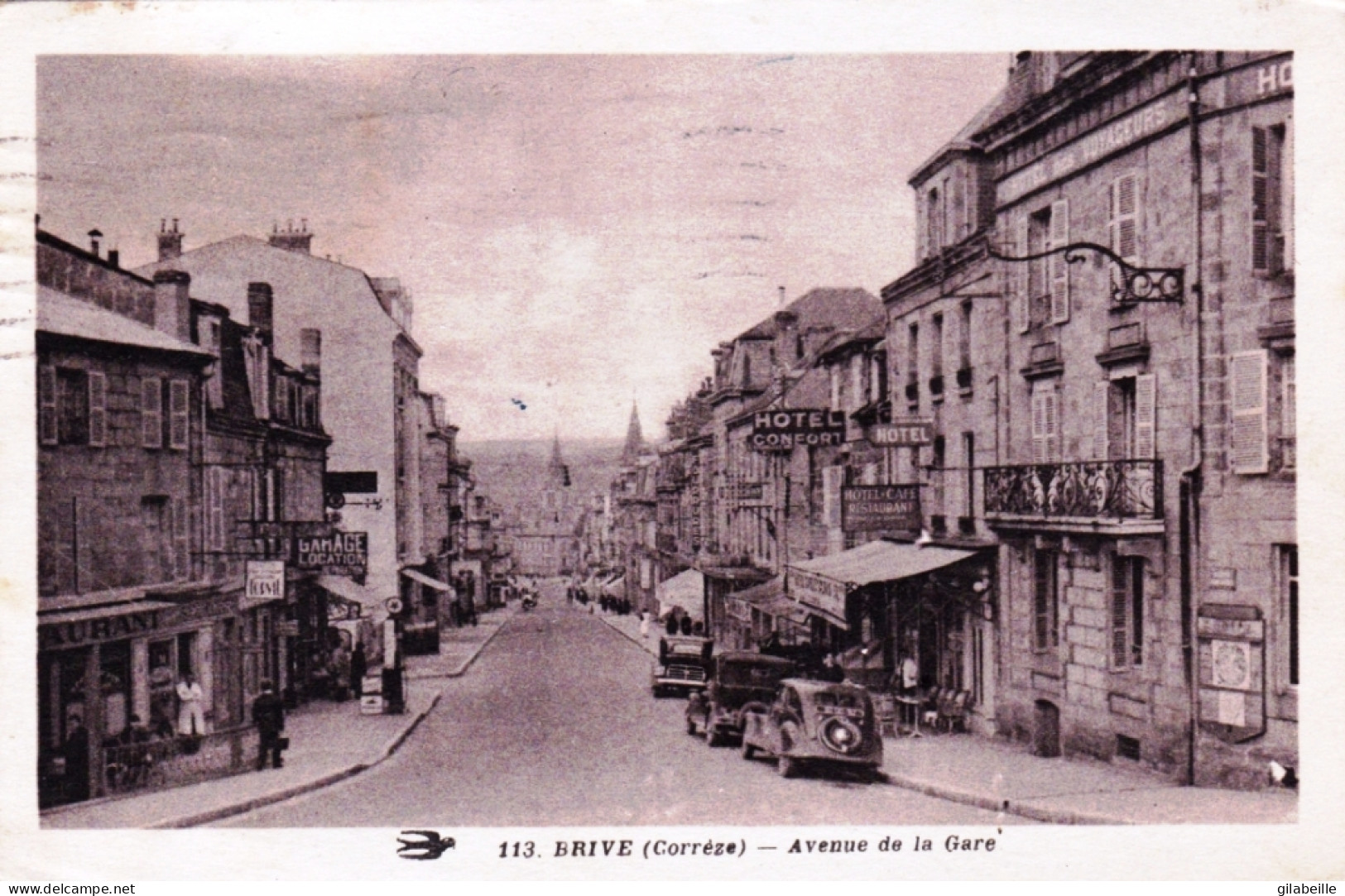 19 - Correze - BRIVE - Avenue De La Gare - Brive La Gaillarde