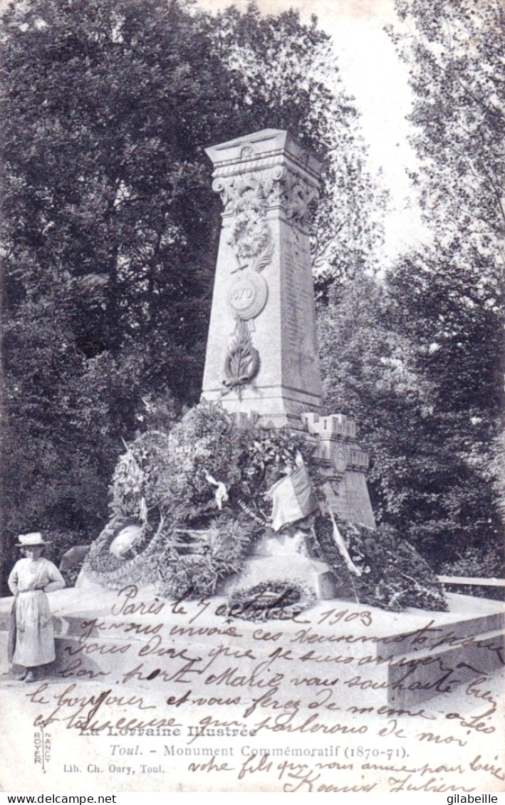  54 - Toul - Le Monument Commémoratif 1870-71  - Toul