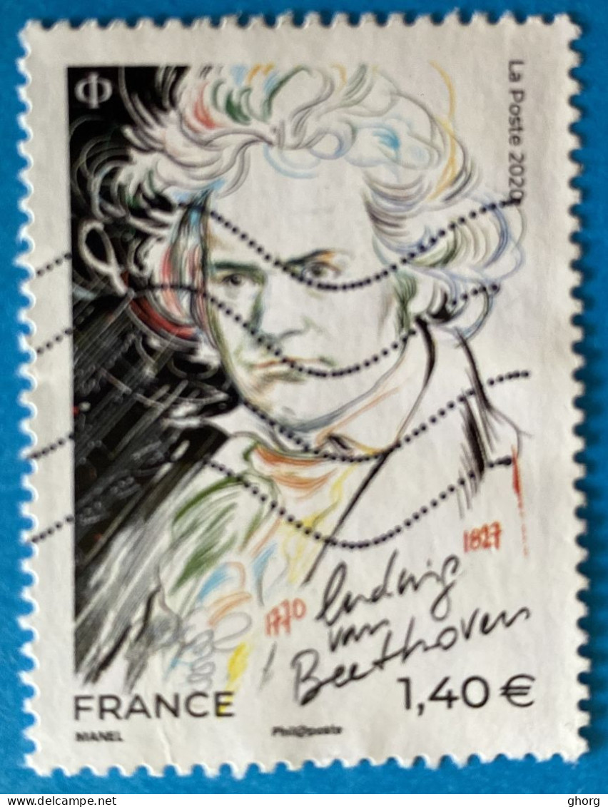 France 2020 : 250e Anniversaire De La Naissance De Ludwig Van Beethoven N° 5436 Oblitéré - Oblitérés