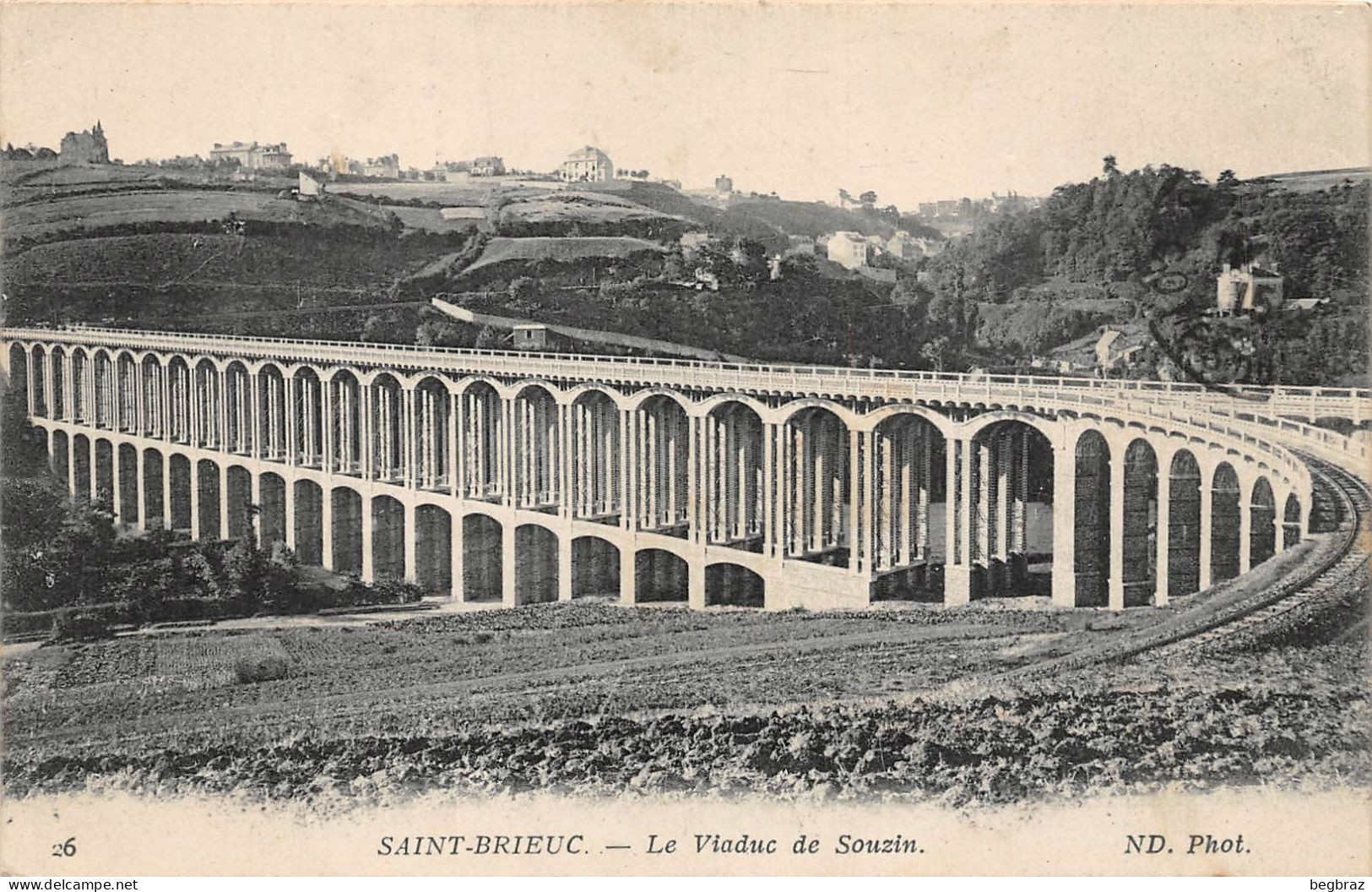 SAINT BRIEUC     VIADUC DE SOUZIN BLESSE DE GUERRE WW1 HOPITAL MIXTE - Saint-Brieuc